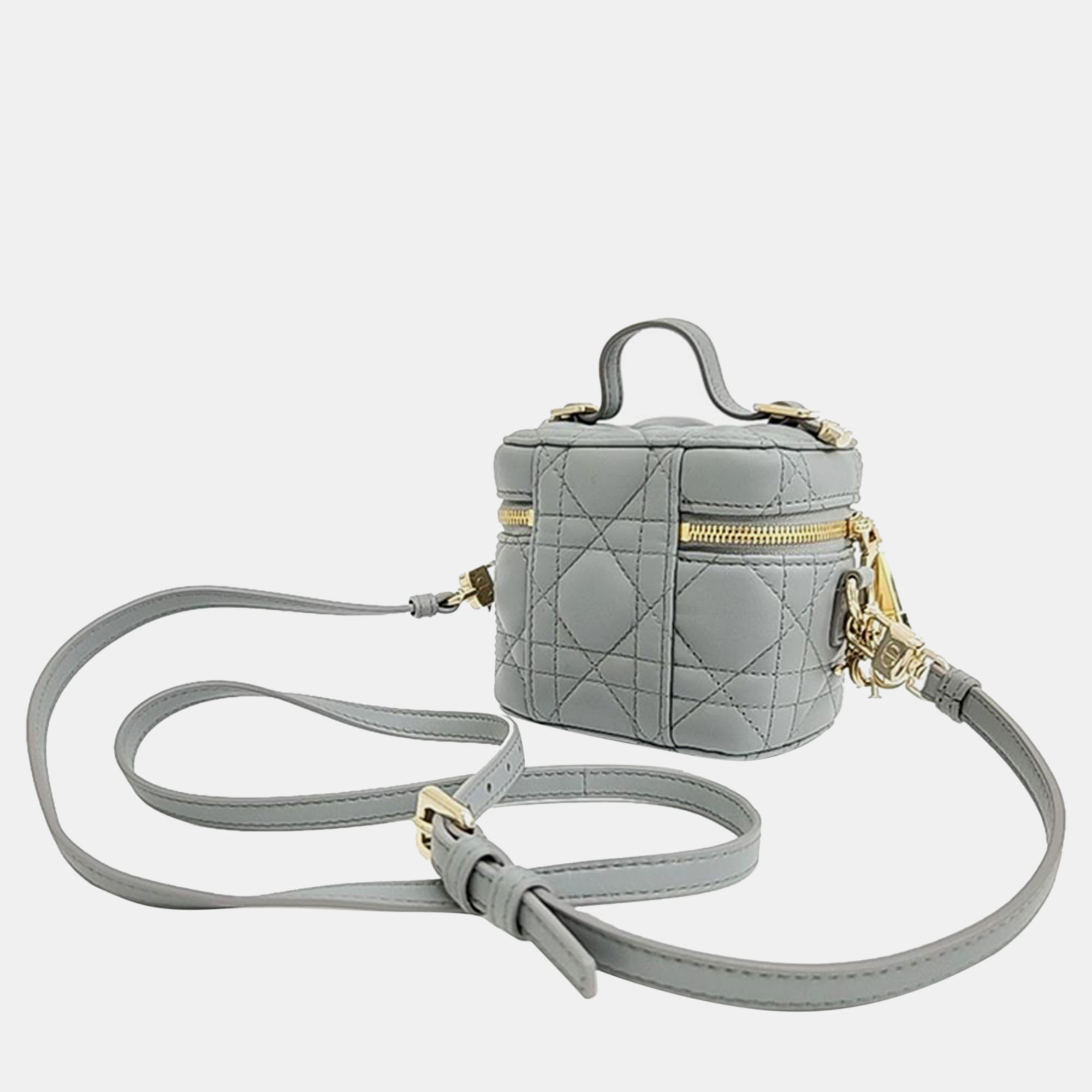 

Christian Dior Cannage Micro Vanity, Grey