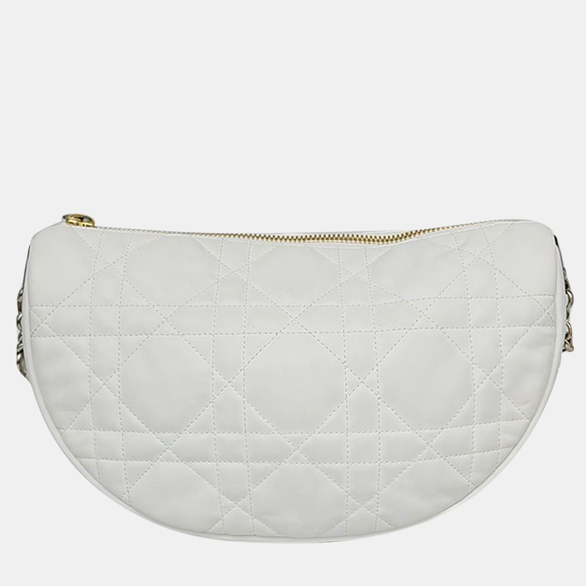 Pre-owned Dior Christian  Vibe Bag In White