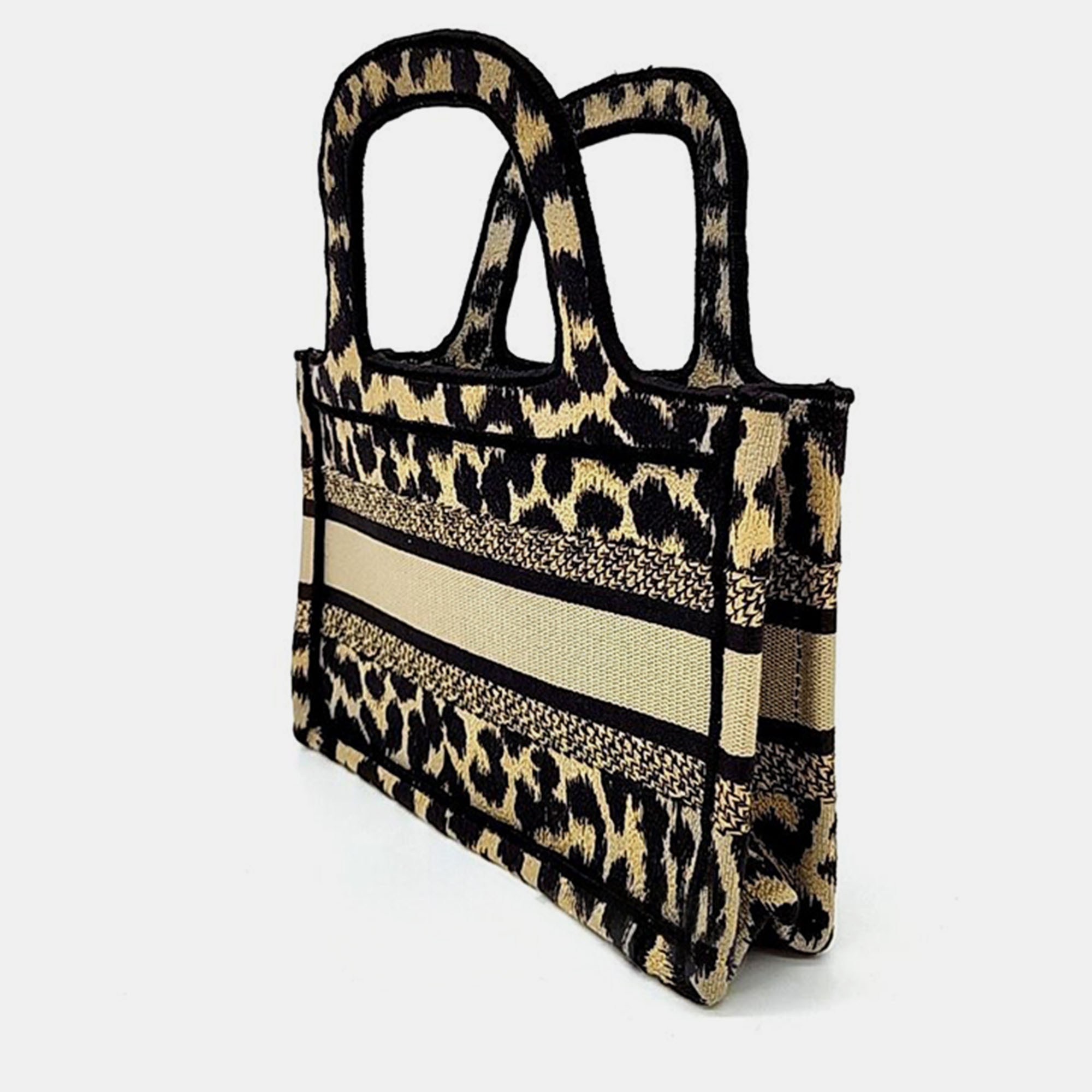 

Christian Dior Oblique Mini Book Tote Bag, Beige