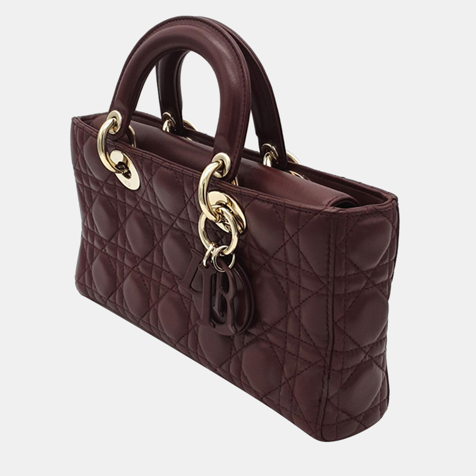 

Christian Dior Lady D-JOY Bag, Burgundy