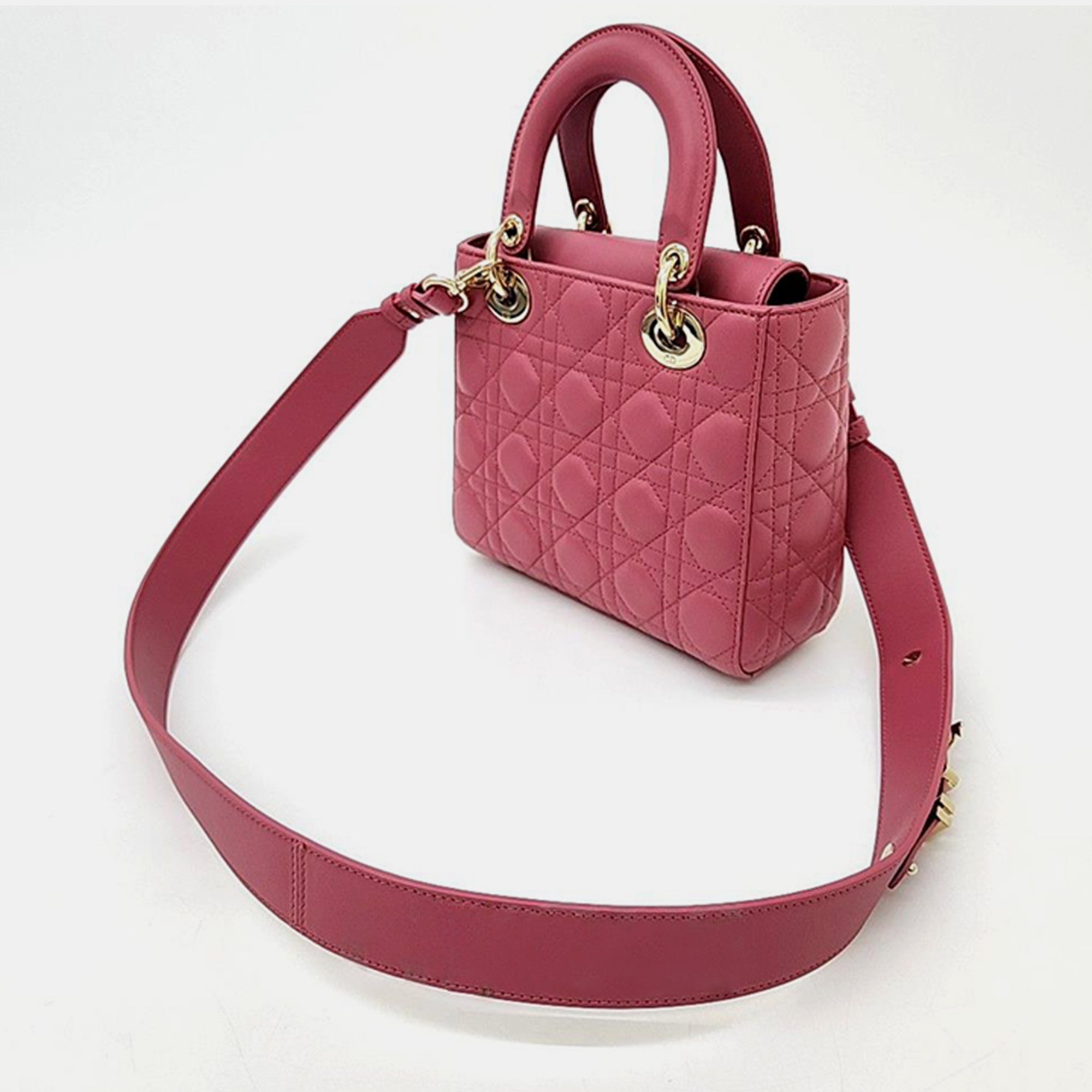

Christian Dior Cannage Lady Bag Small M0538, Pink