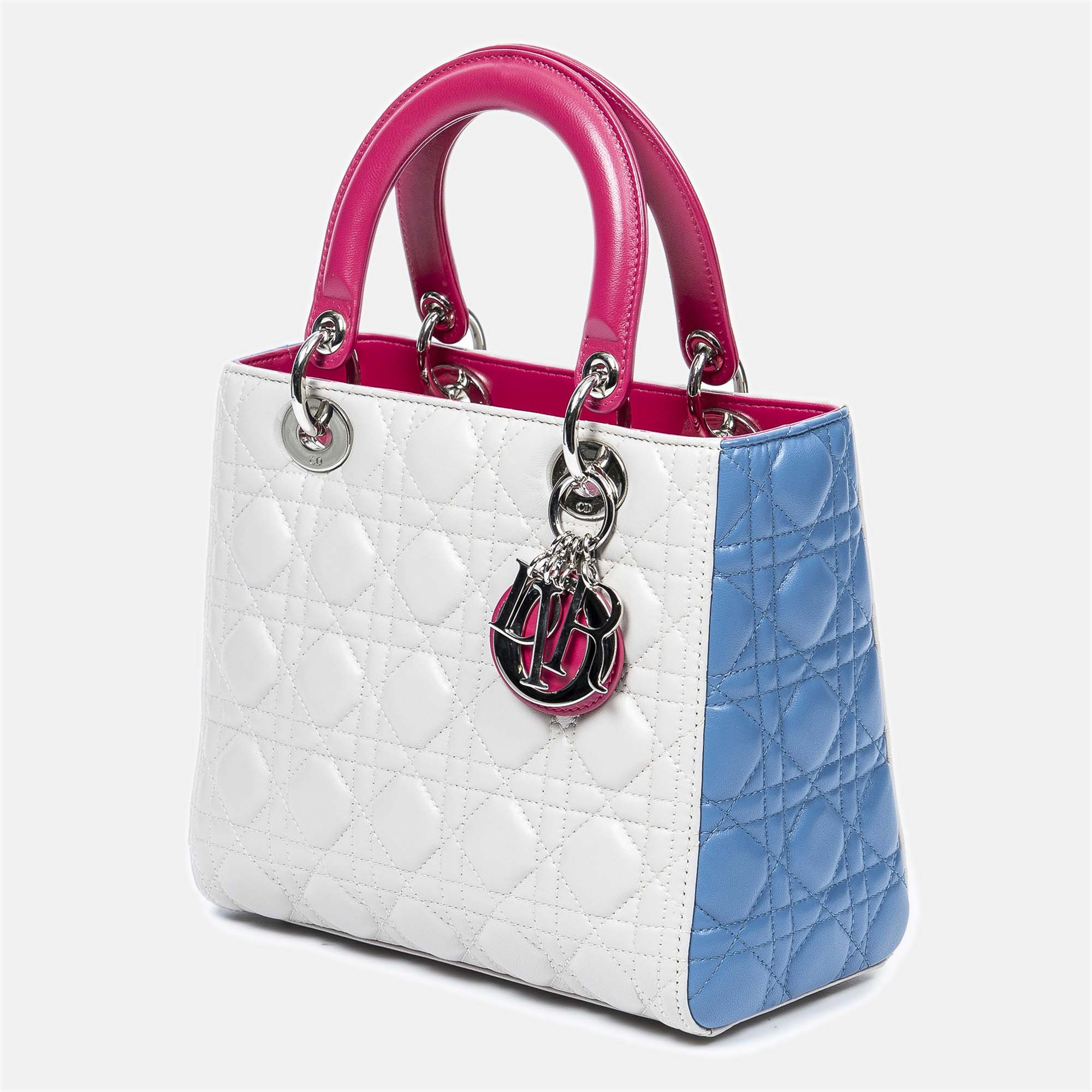 

Dior Medium Cannage Lady Tricolor, Blue