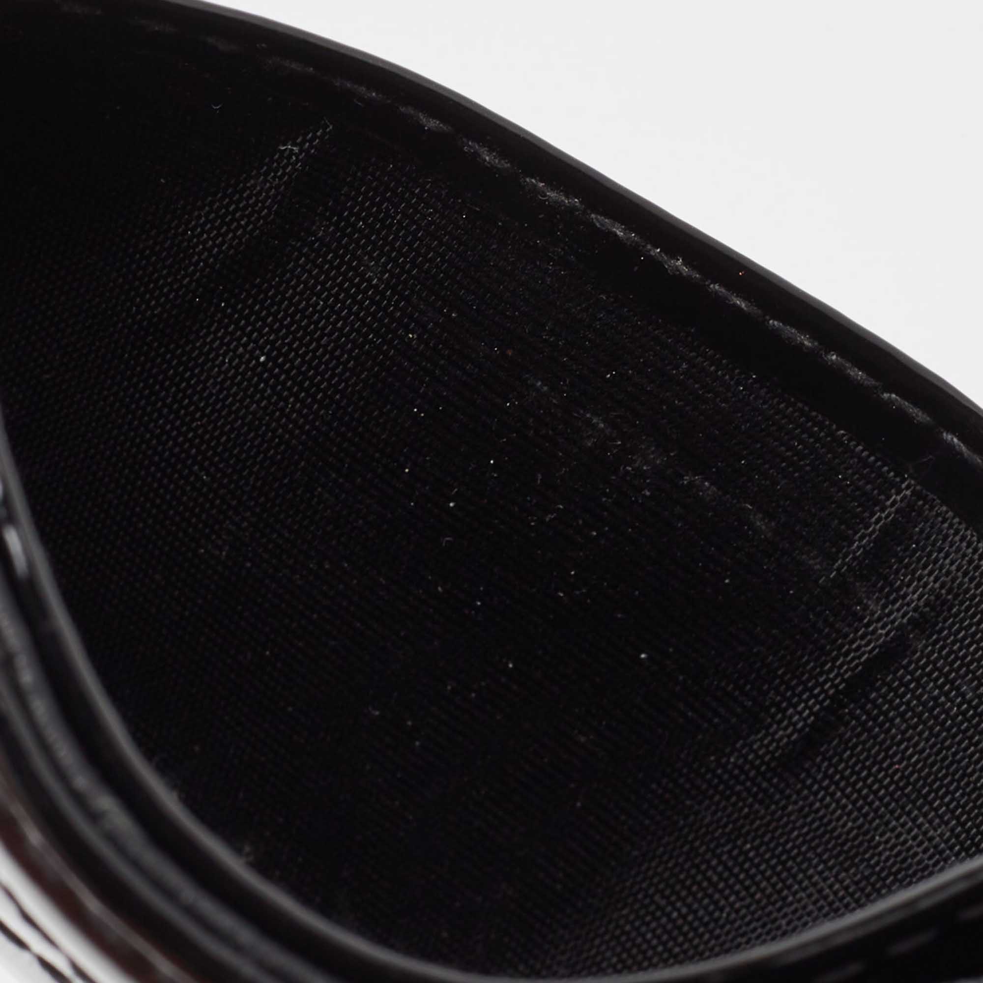 

Dior Black Cannage Patent Leather Lady Dior Card Holder