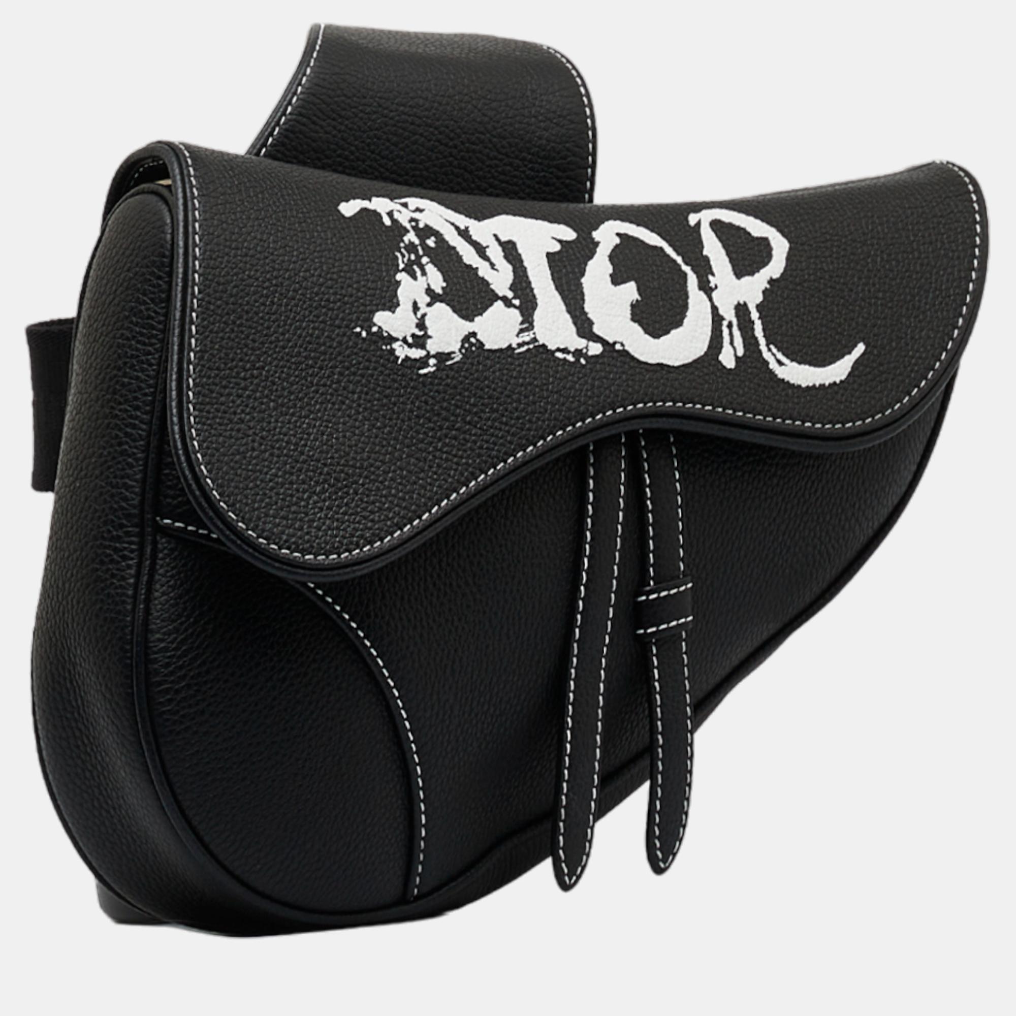 

Dior Black x Peter Doig Saddle Crossbody Bag