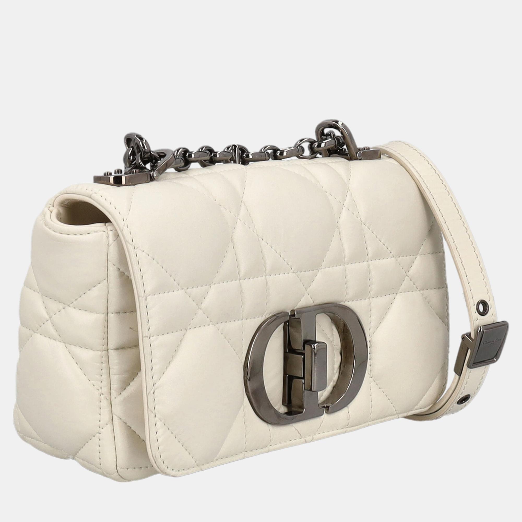

Dior Women's Leather Cross Body Bag - White