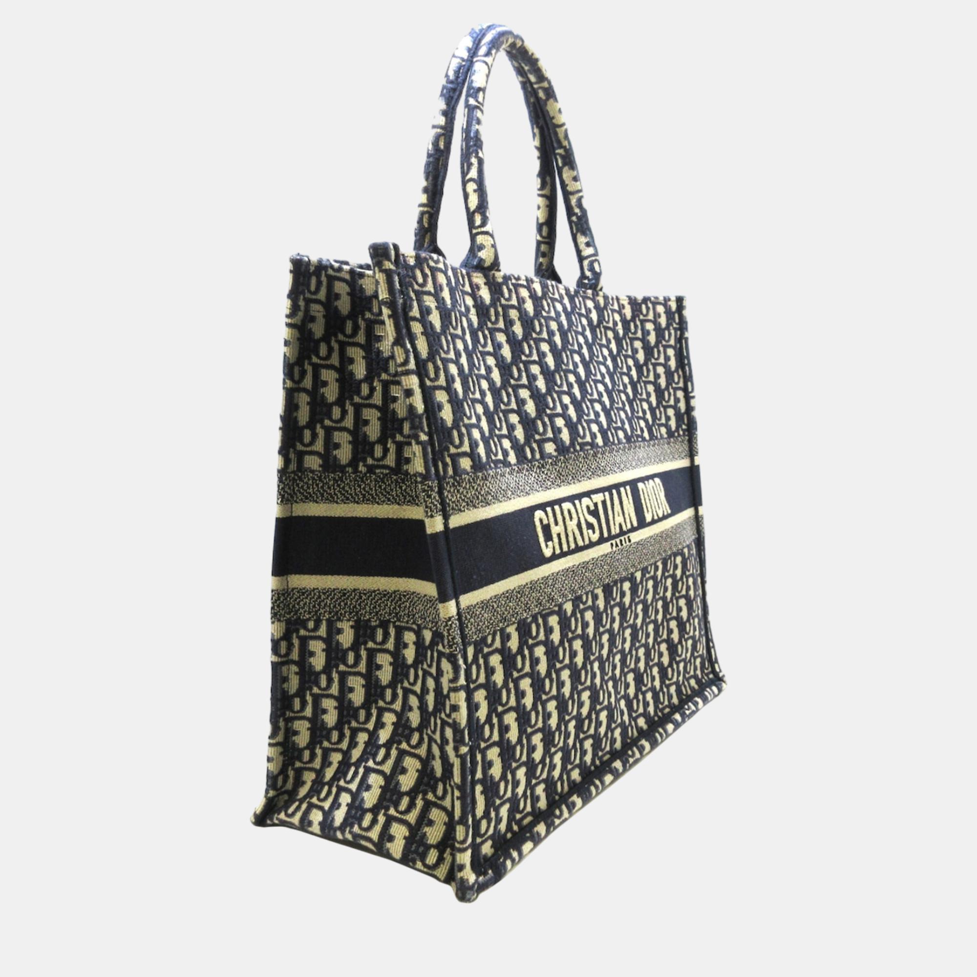 

Dior Blue Large Oblique Book Tote