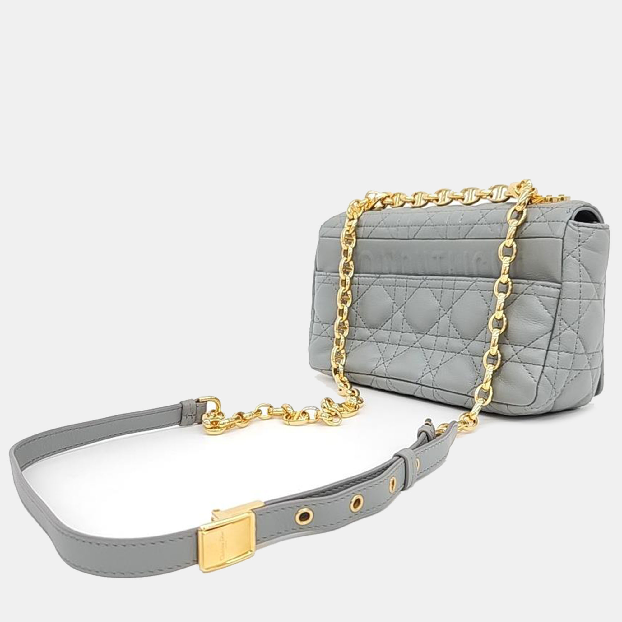 

Christian Dior Caro Bag Small, Grey