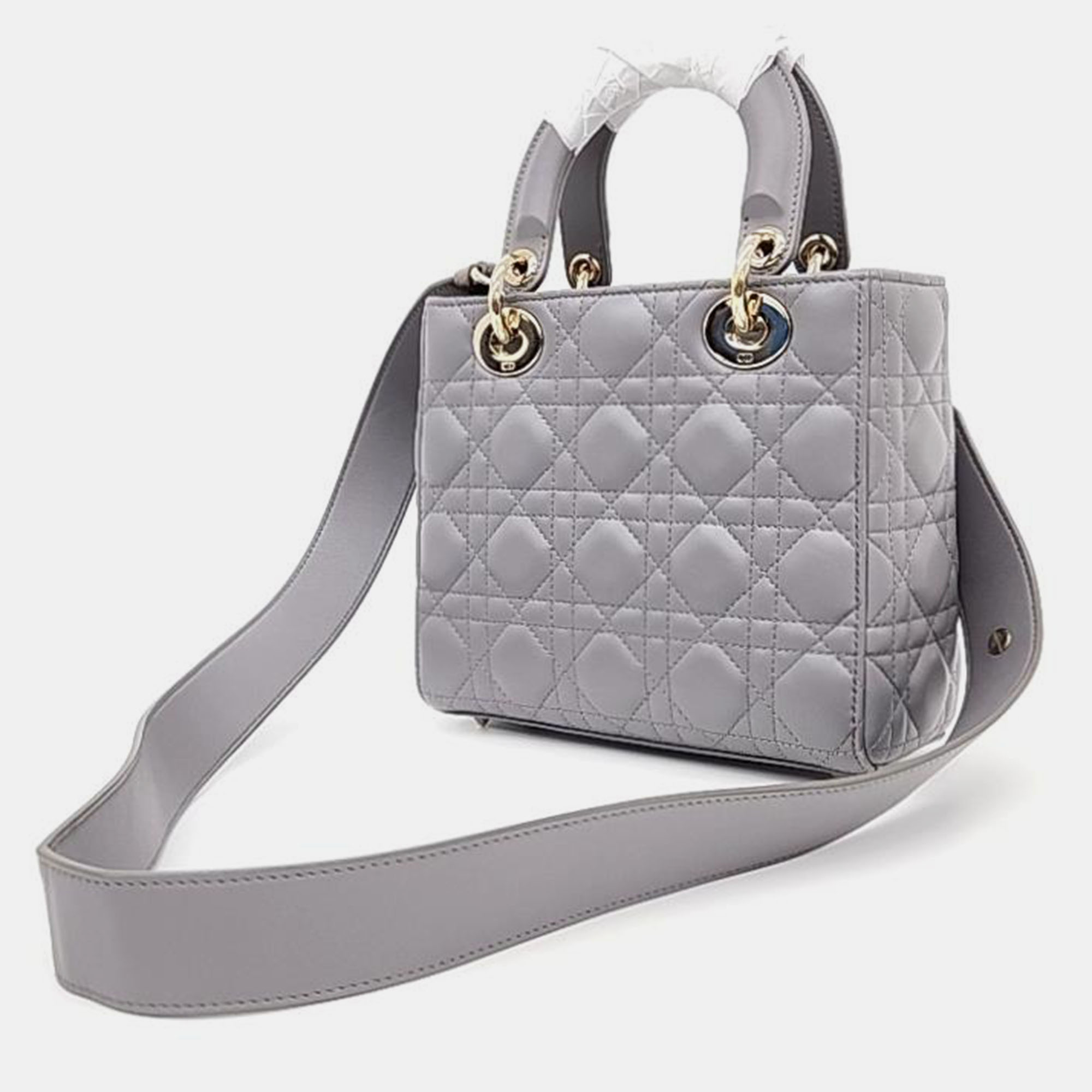 

Christian Dior KANAGE Lady Bag Small, Grey