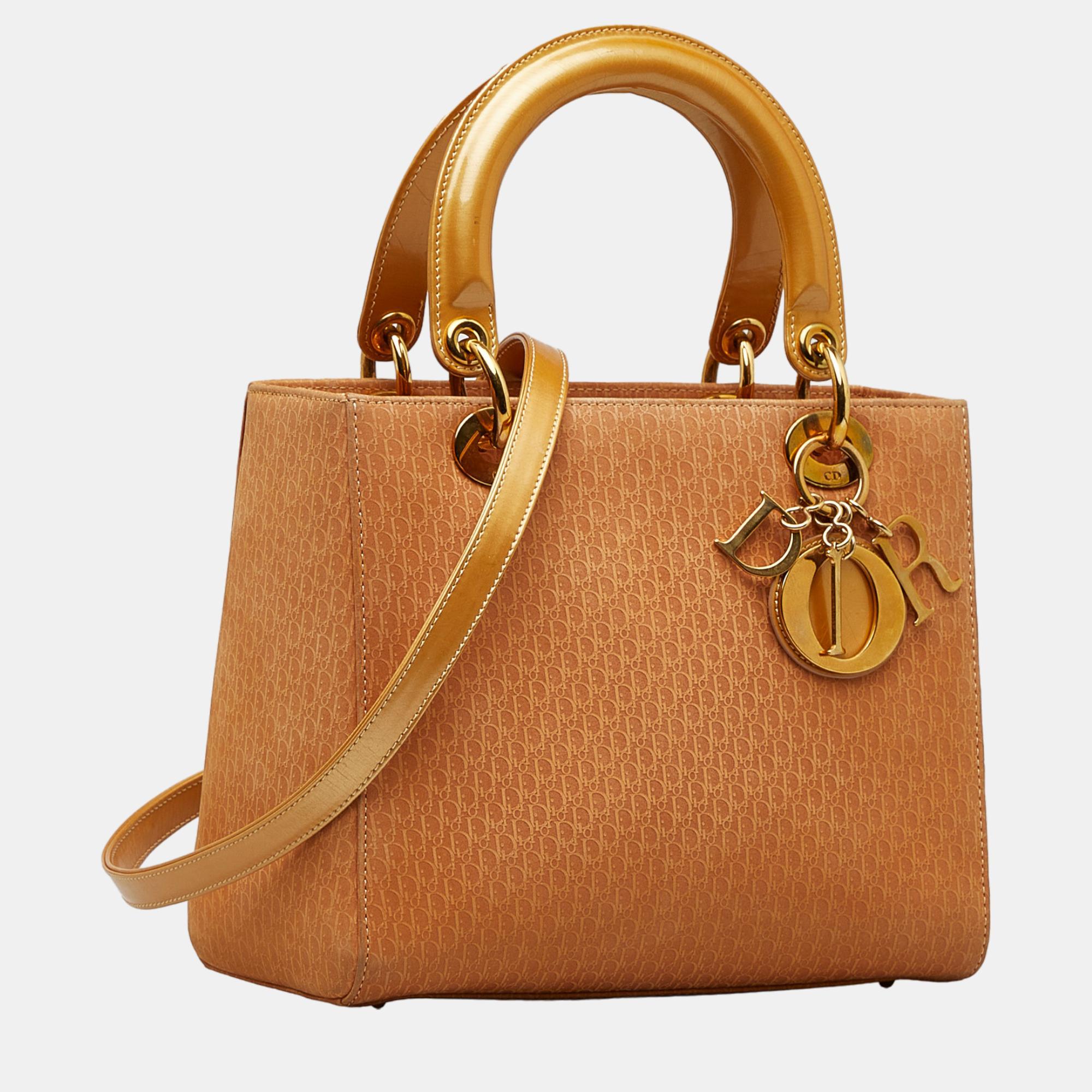 

Dior Brown Medium Suede Diorissimo Lady Dior