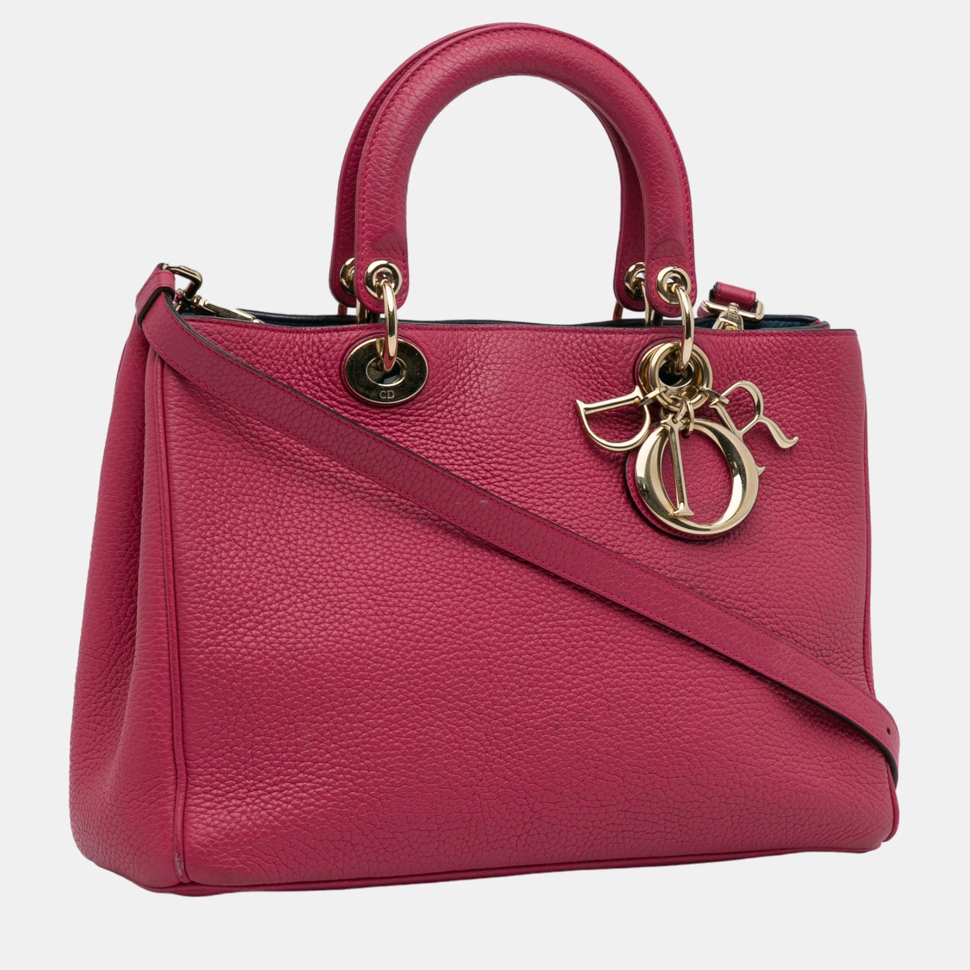 

Dior Pink Medium Diorissimo Satchel