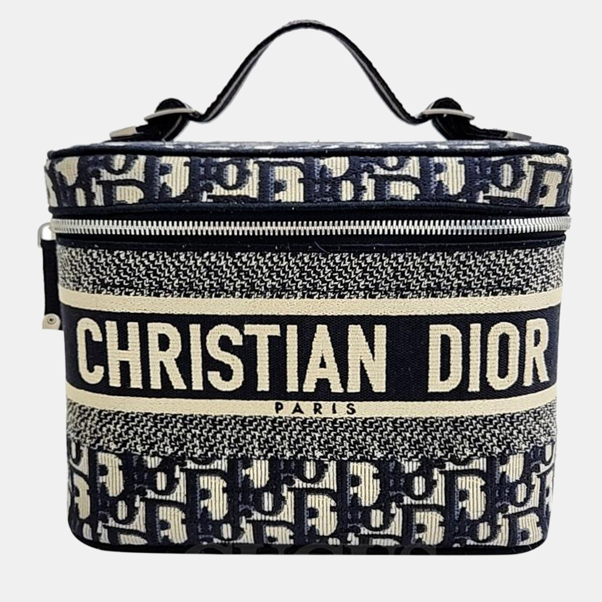 

Christian Dior Oblique Travel Vanity, Navy blue