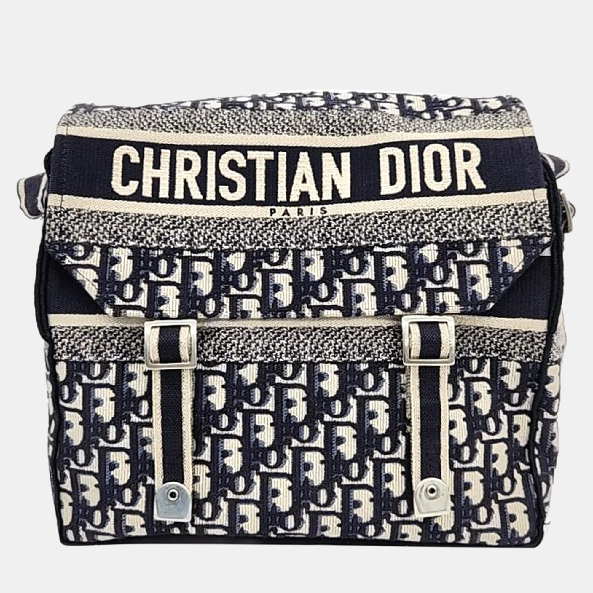 

Christian Dior Oblique Diorcamp Messenger Bag, Navy blue