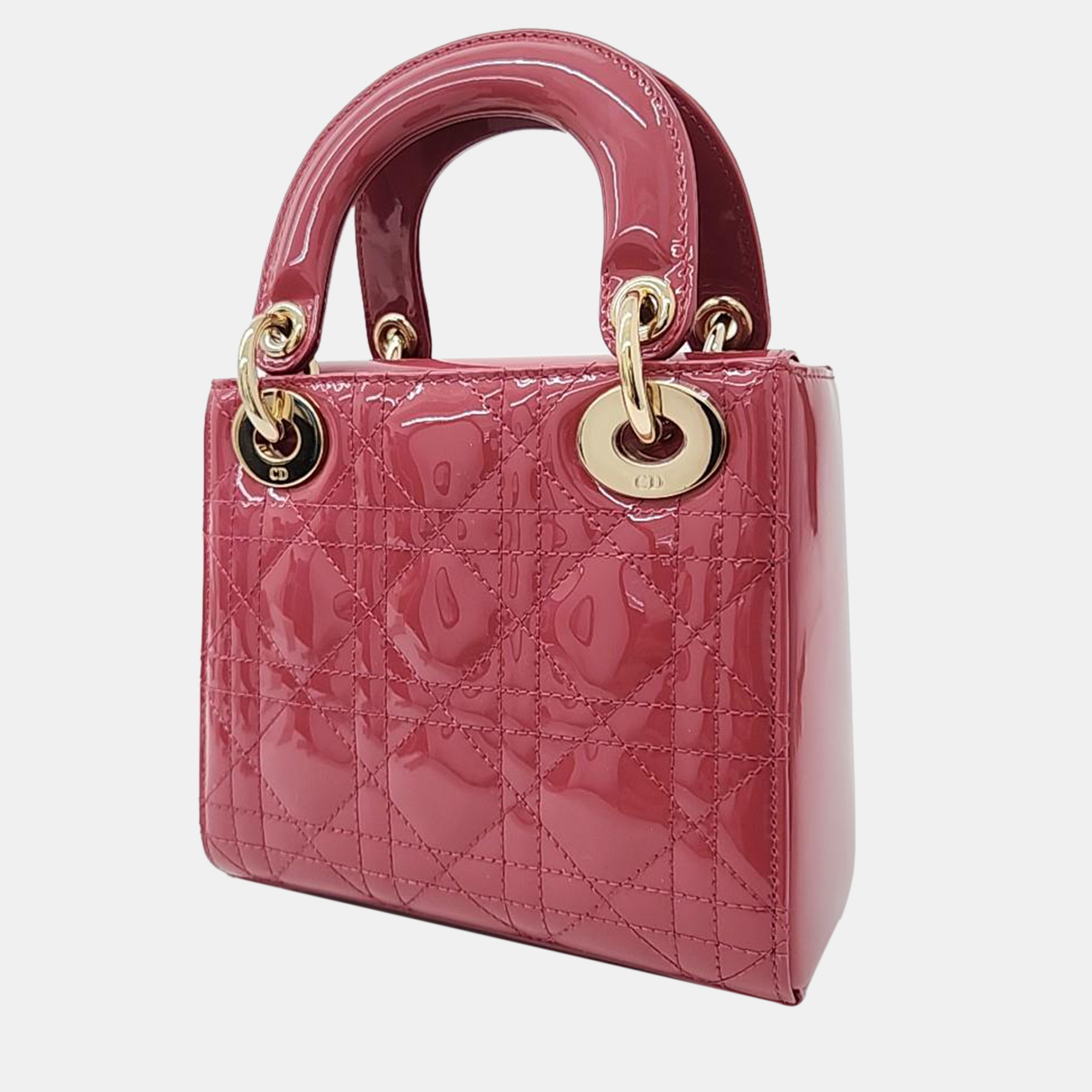 

Christian Dior Patent Lady Bag Mini, Pink