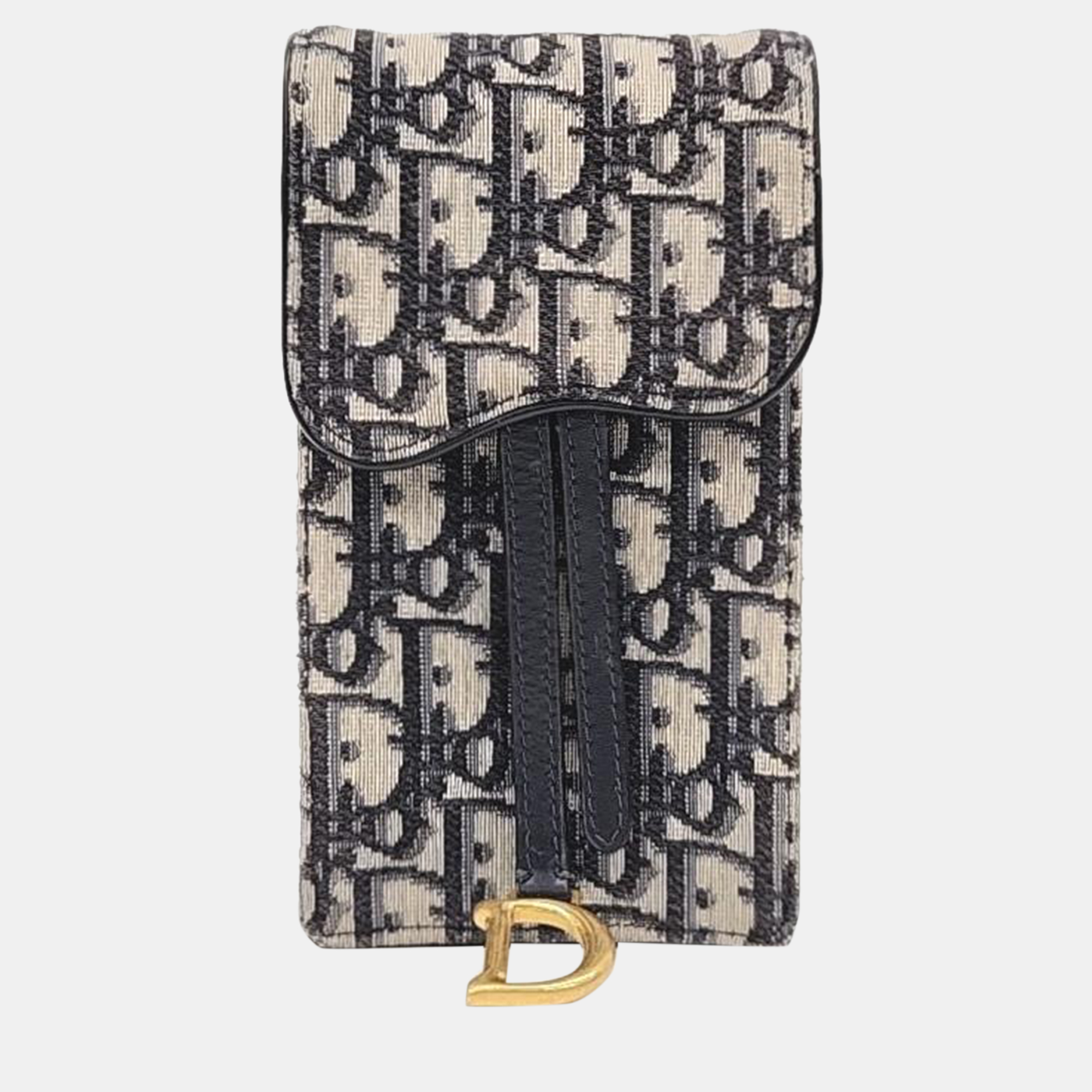 Pre-owned Dior Christian  Oblique Mini Crossbody Bag In Beige