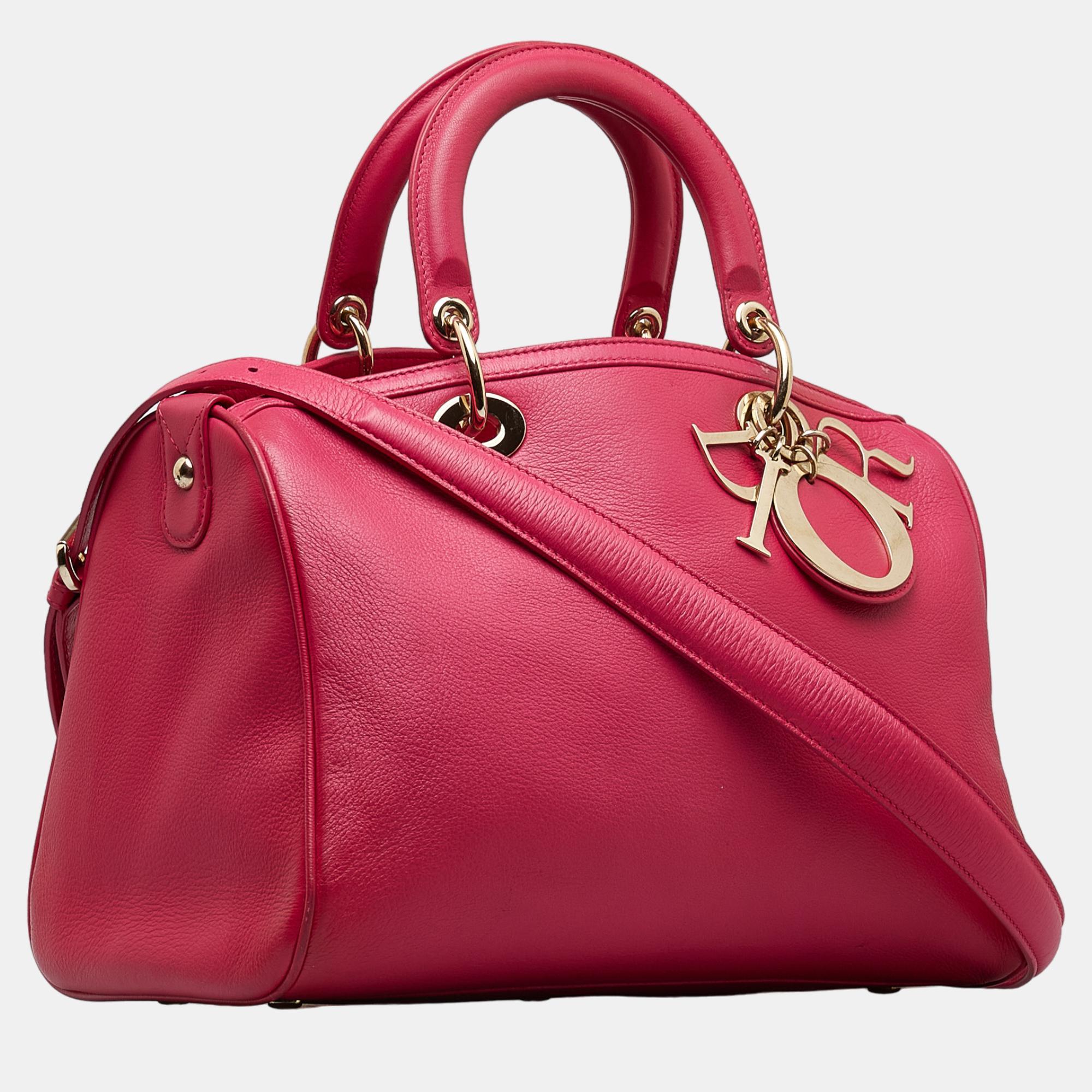 

Dior Pink Leather Satchel
