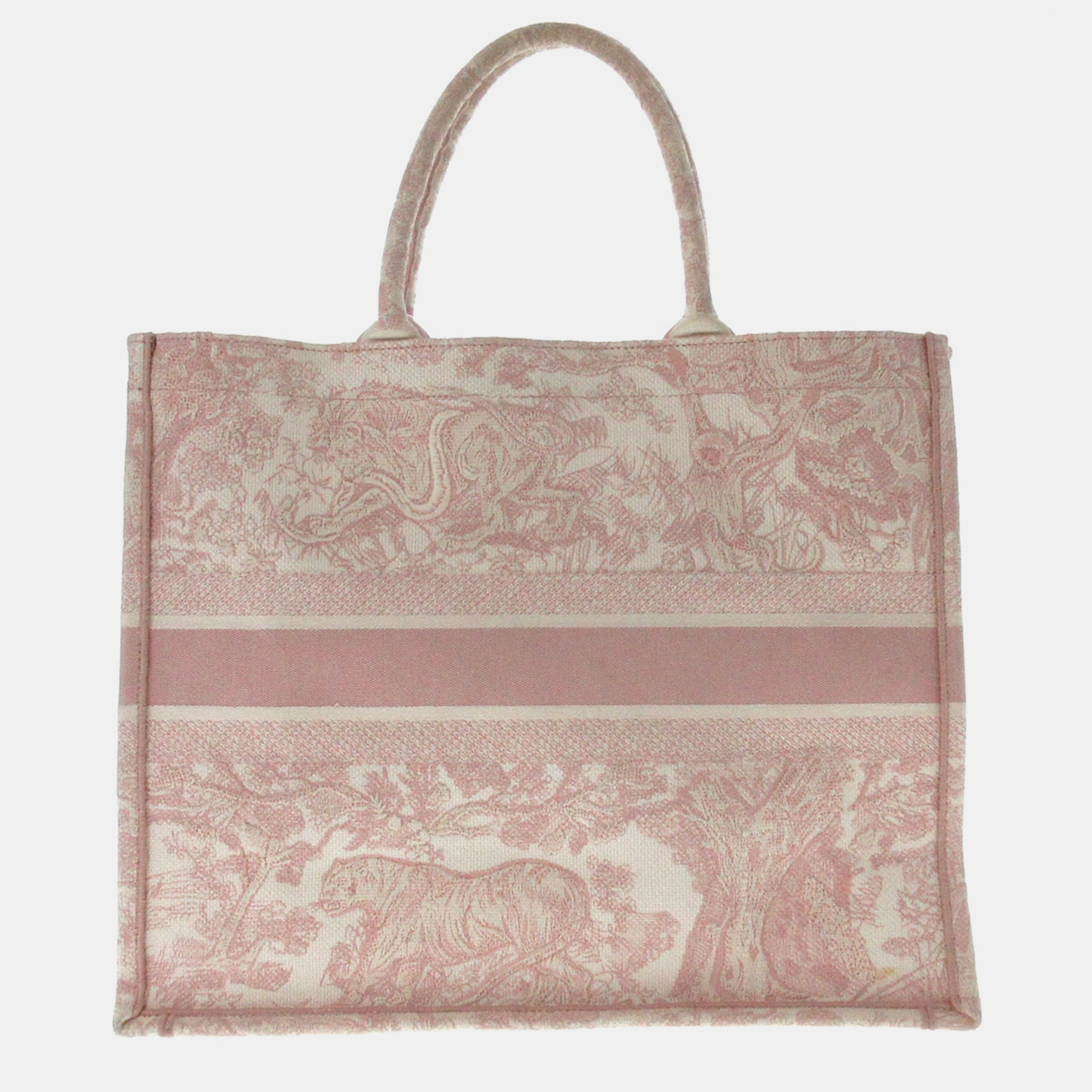 

Dior Pink Canvas Book Tote