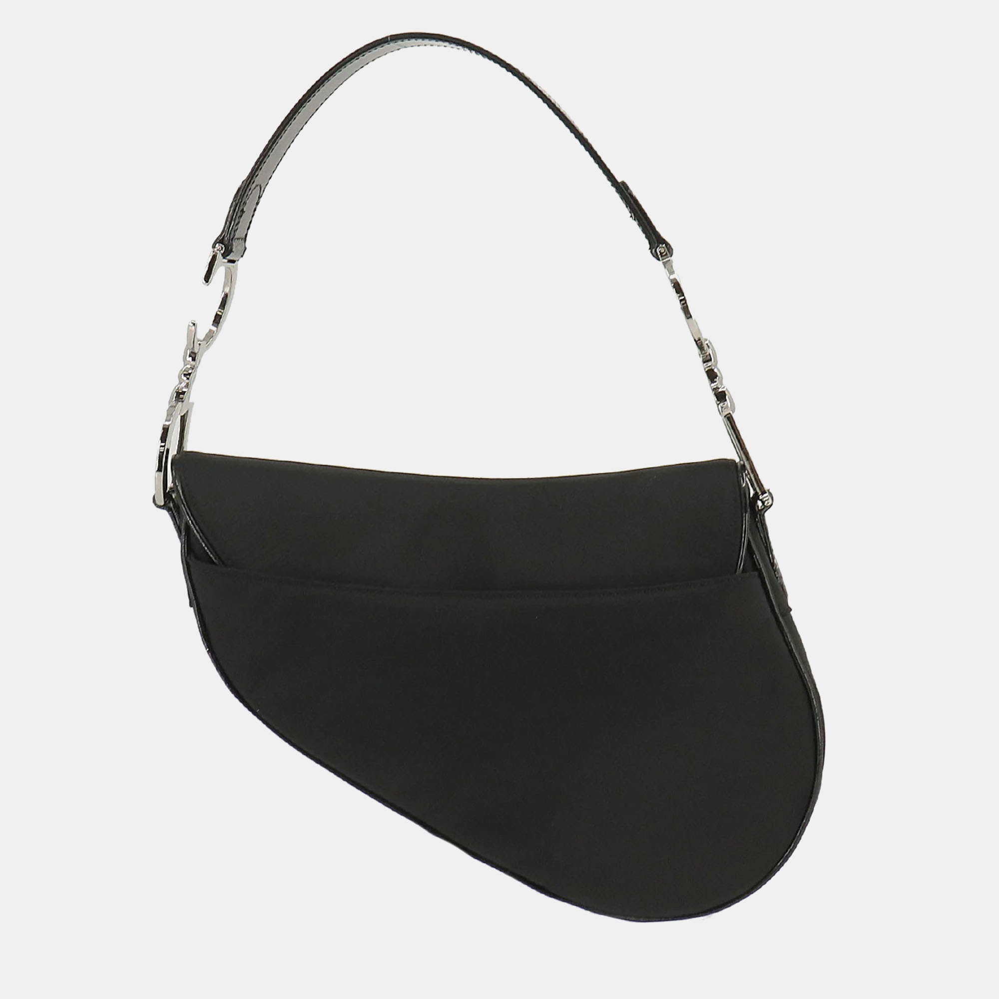

Dior Black Canvas Saddle Shoulder Bag
