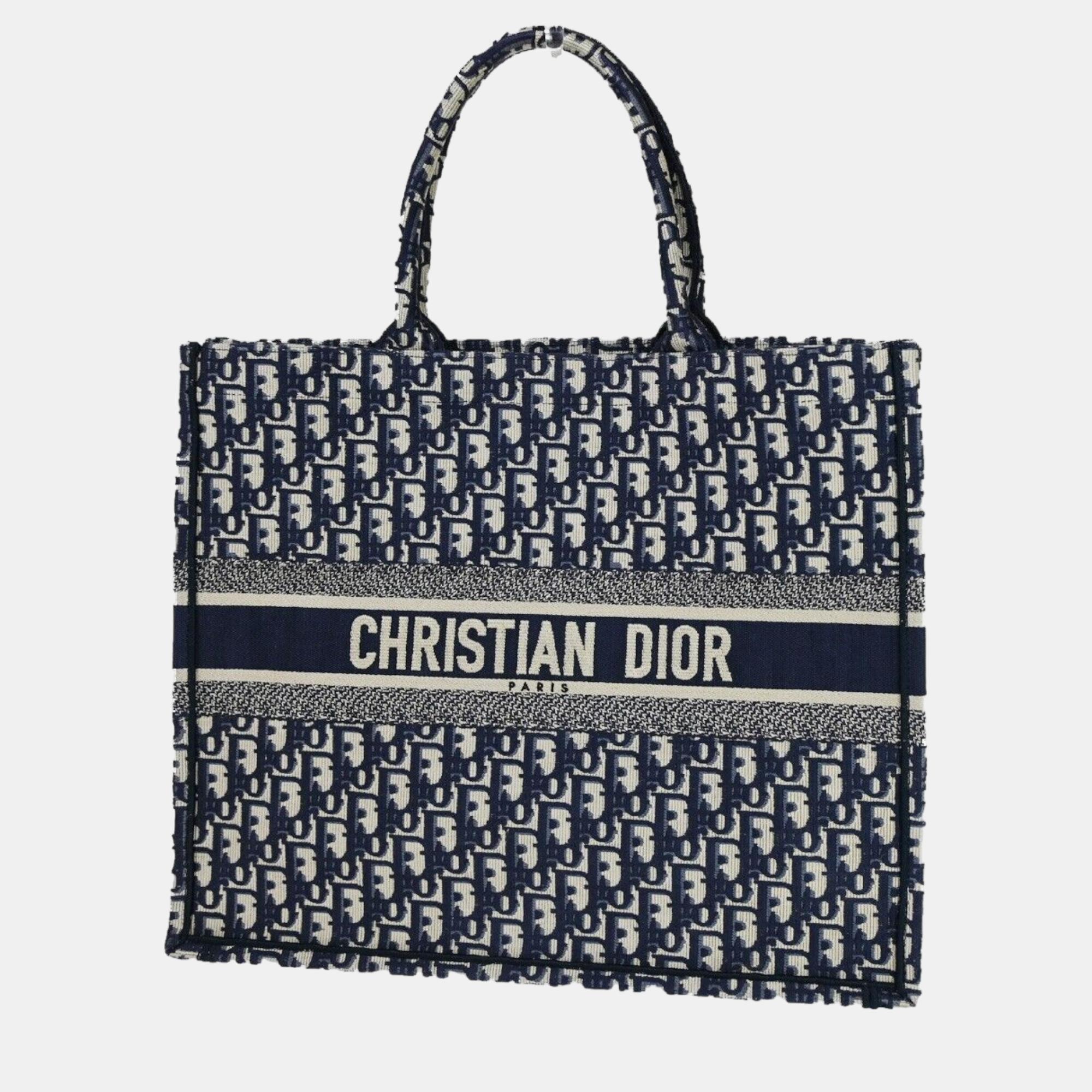 

Dior Canvas  Book Tote Totes, Black
