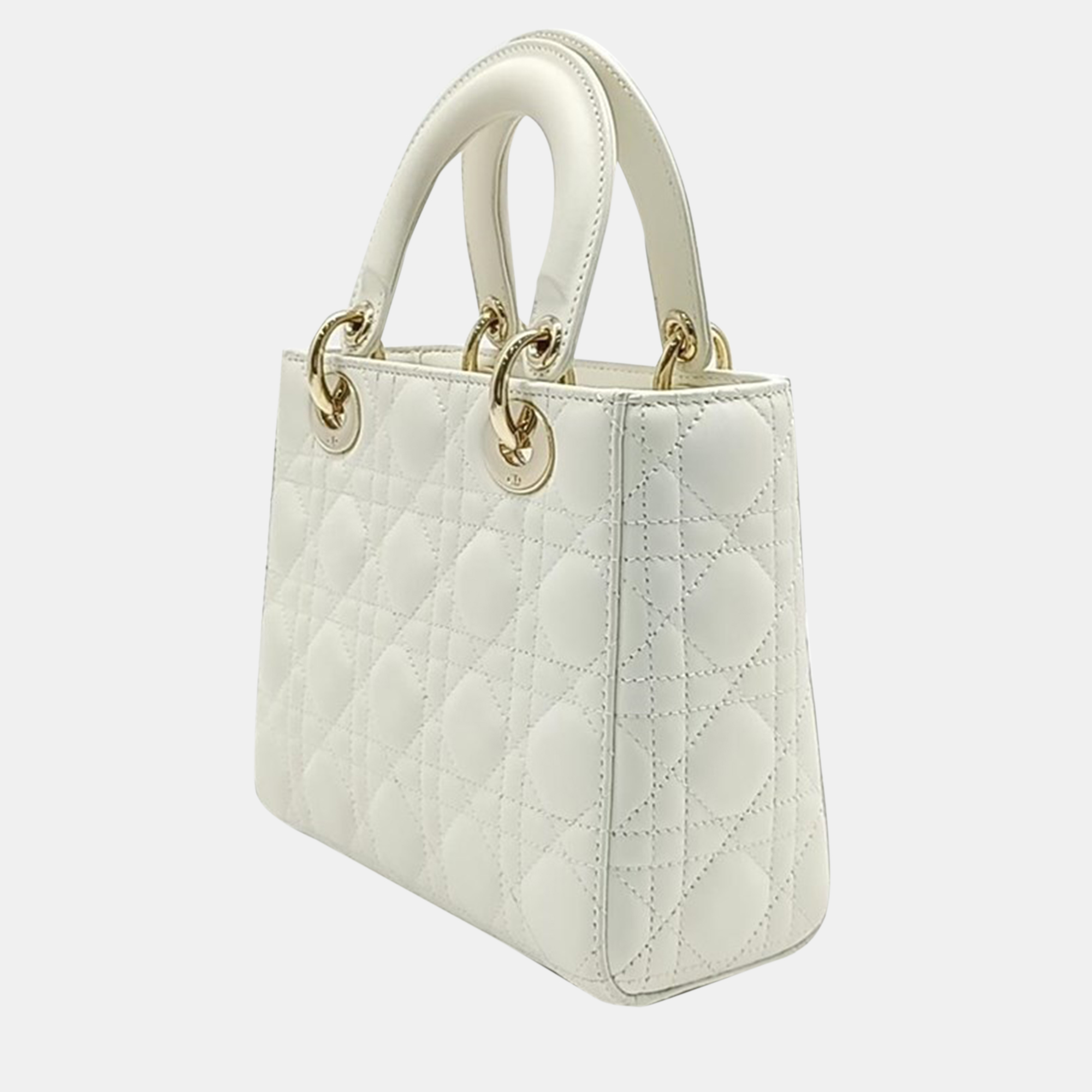 

Christian Dior Cannage Lady Bag Small M0538OCAL, White