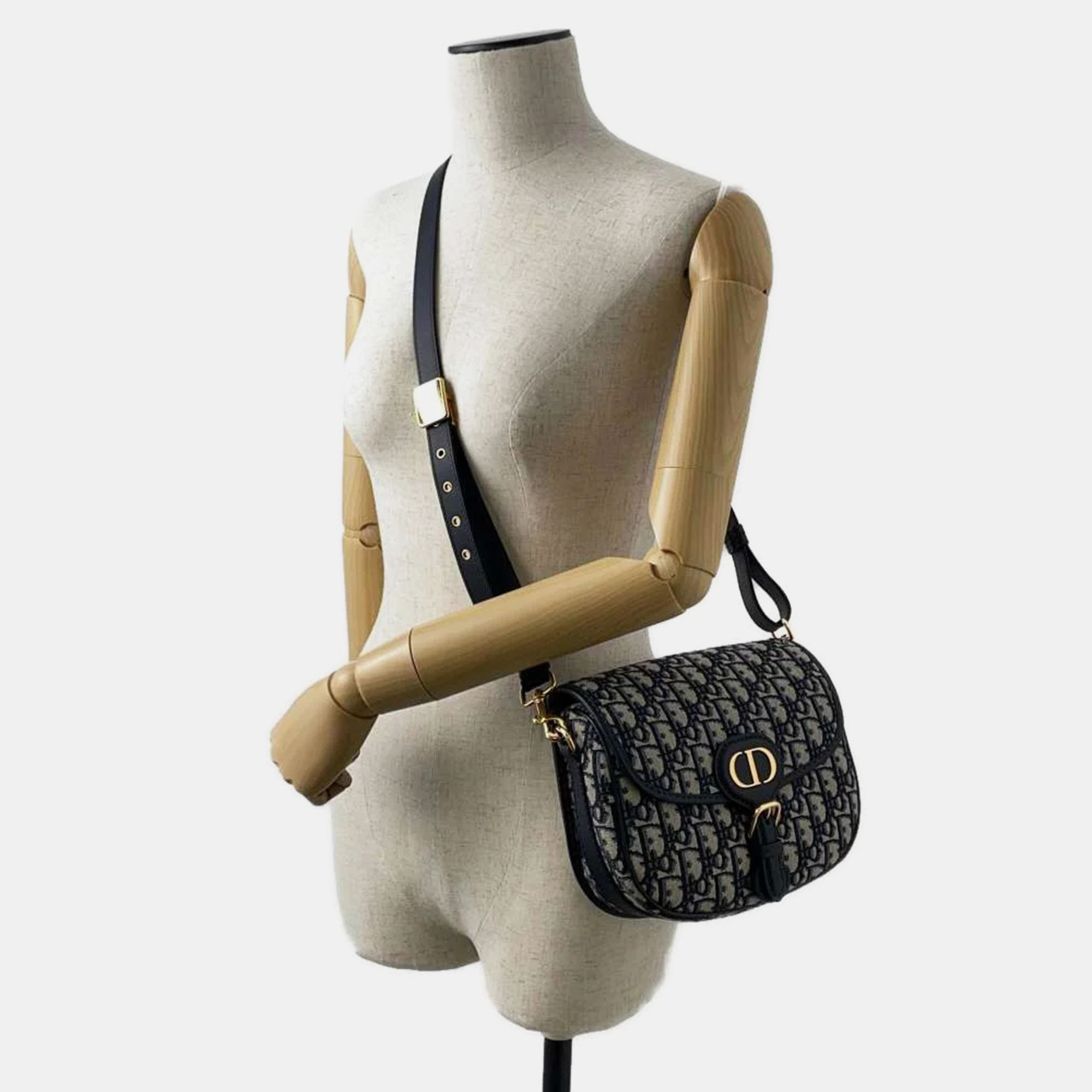 

Dior Blue Small Oblique Bobby Bag