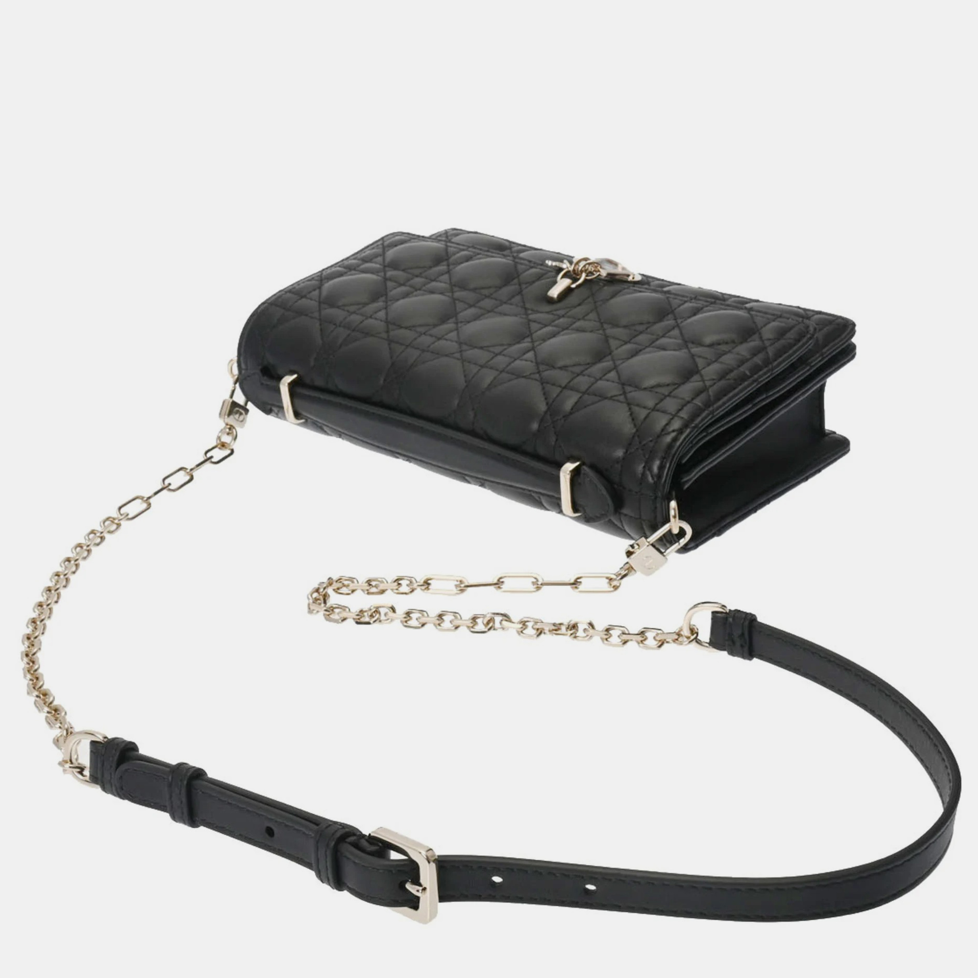 

Dior Black Leather Miss Dior Shoulder Bag