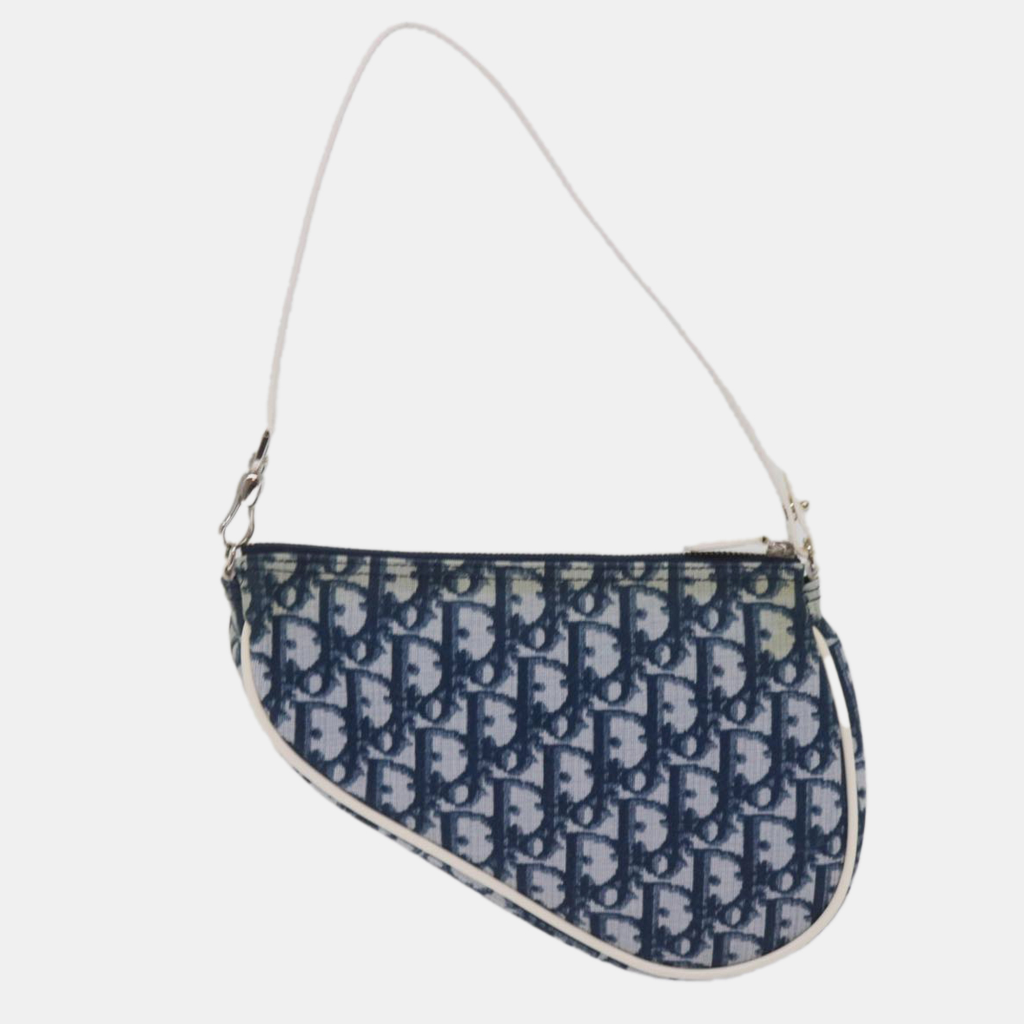 

Dior Navy Canvas Saddle Shoulder bag, Navy blue