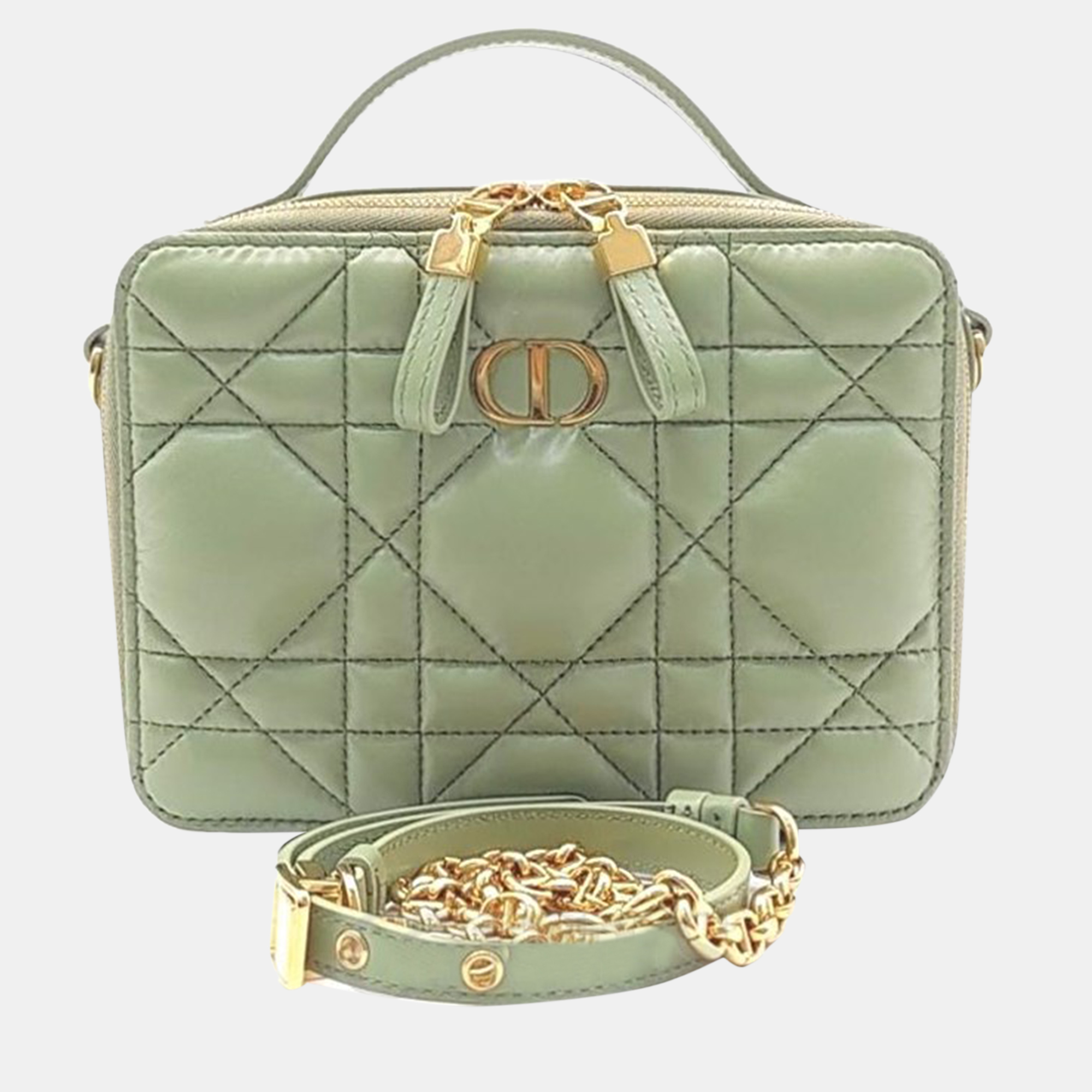 

Christian Dior Caro Box Bag S5140UNGX, Green