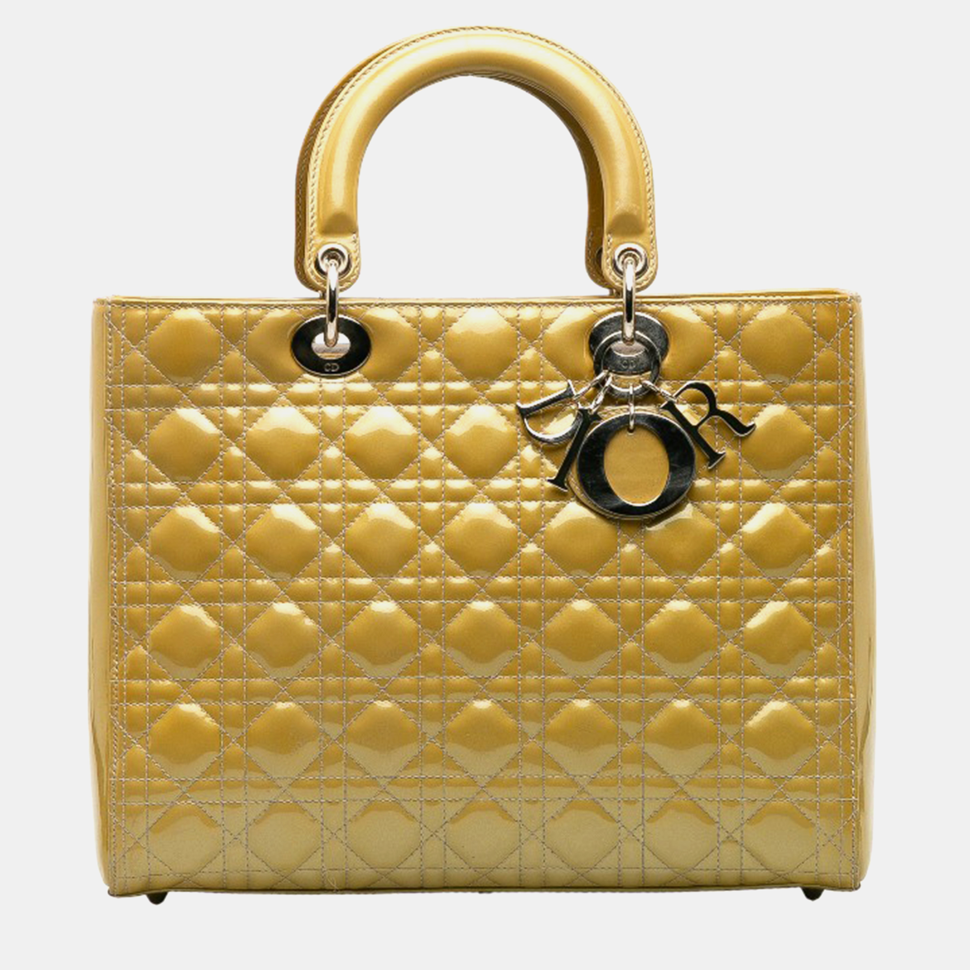 Pre-owned Dior Bag In Yellow