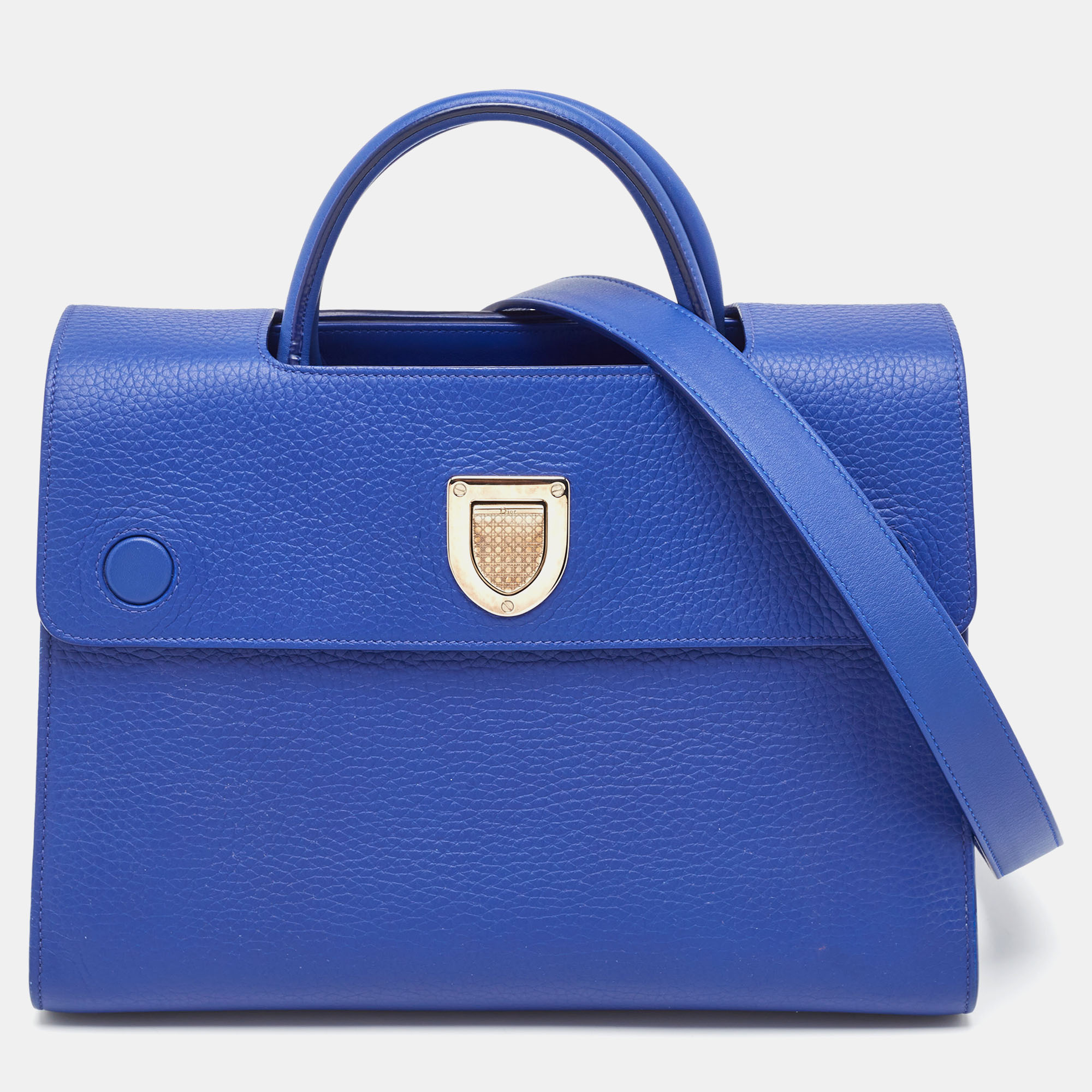 Pre-owned Dior Ever Tote In Blue