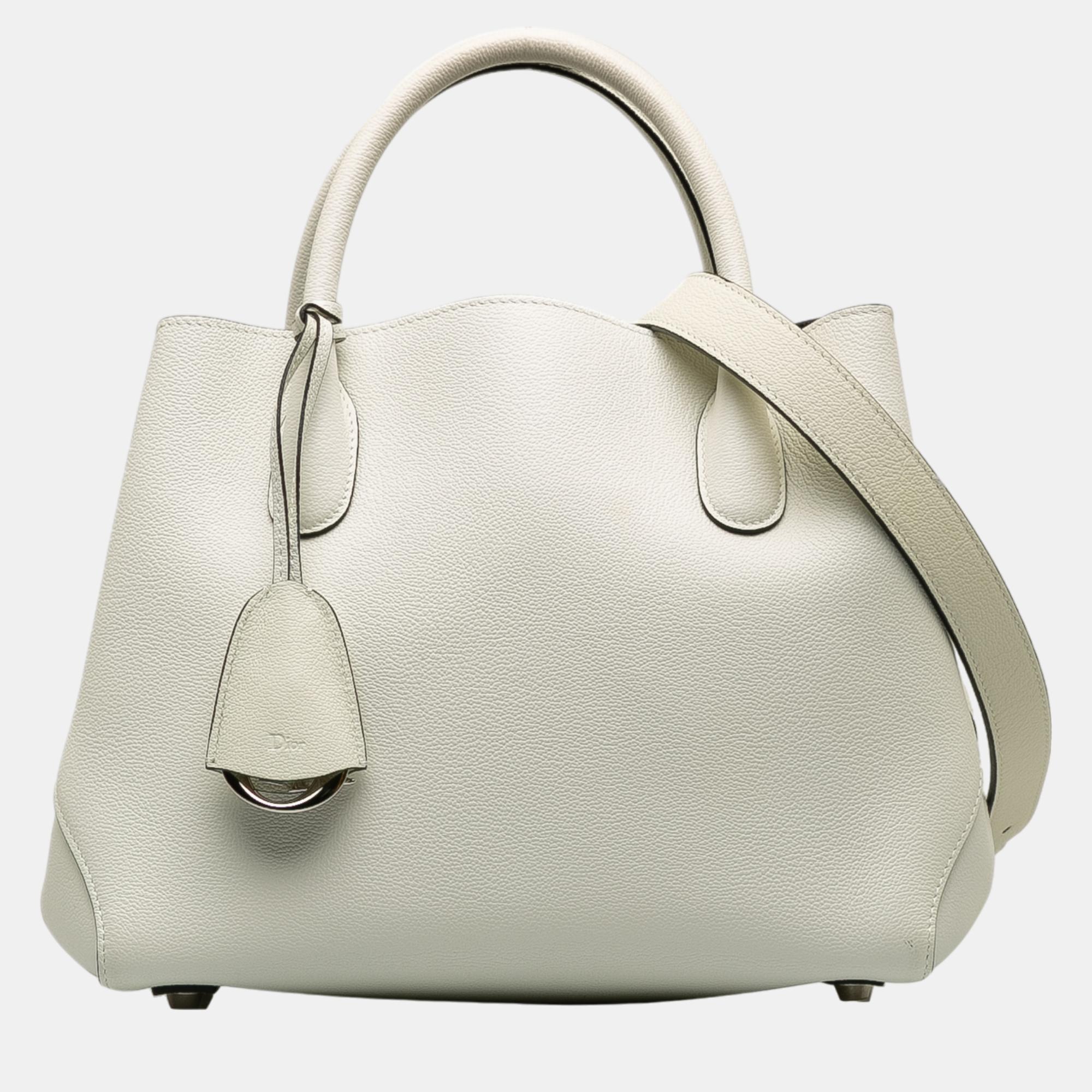 

Dior White Small Open Bar Tote