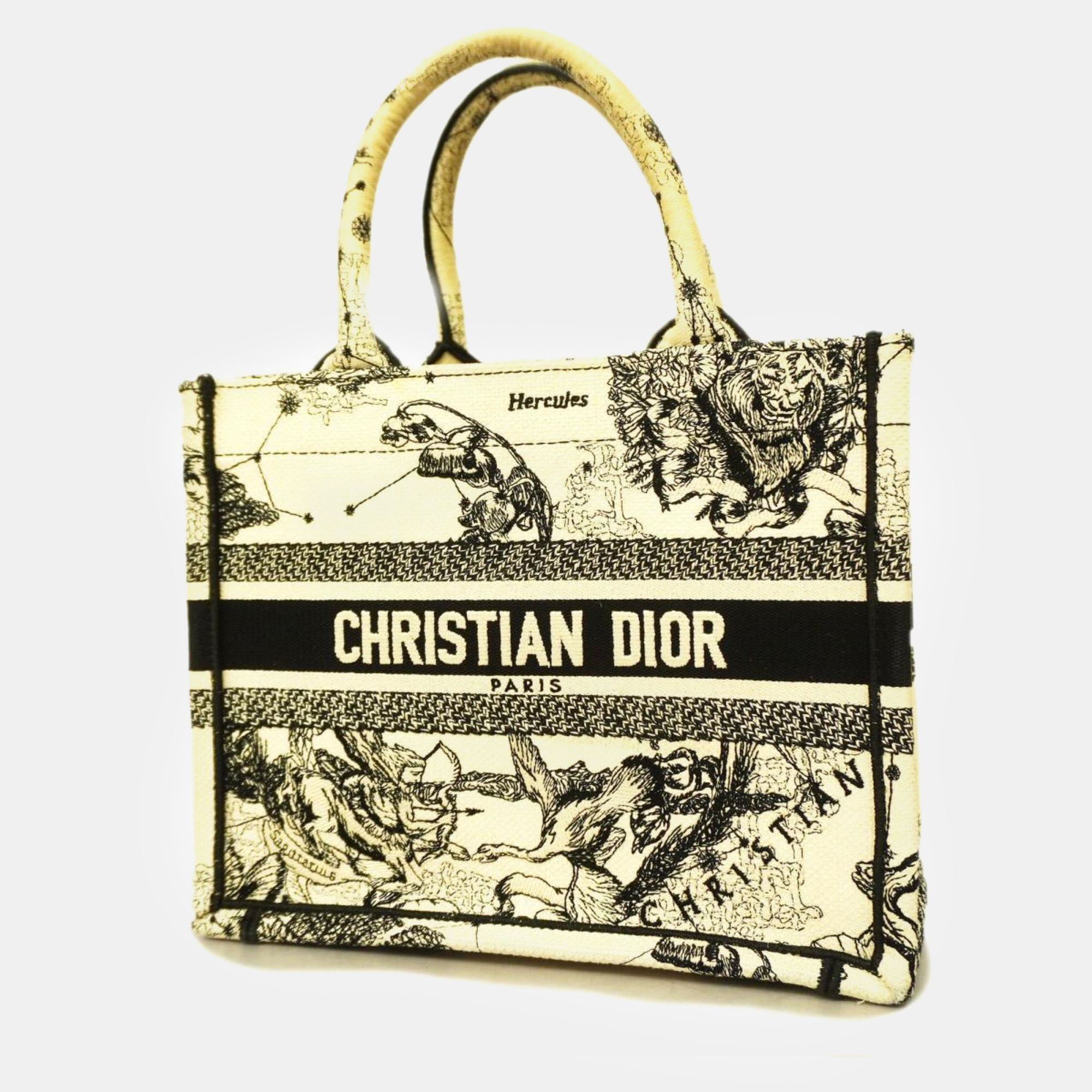 

Dior Ivory/Black Canvas  Book Tote