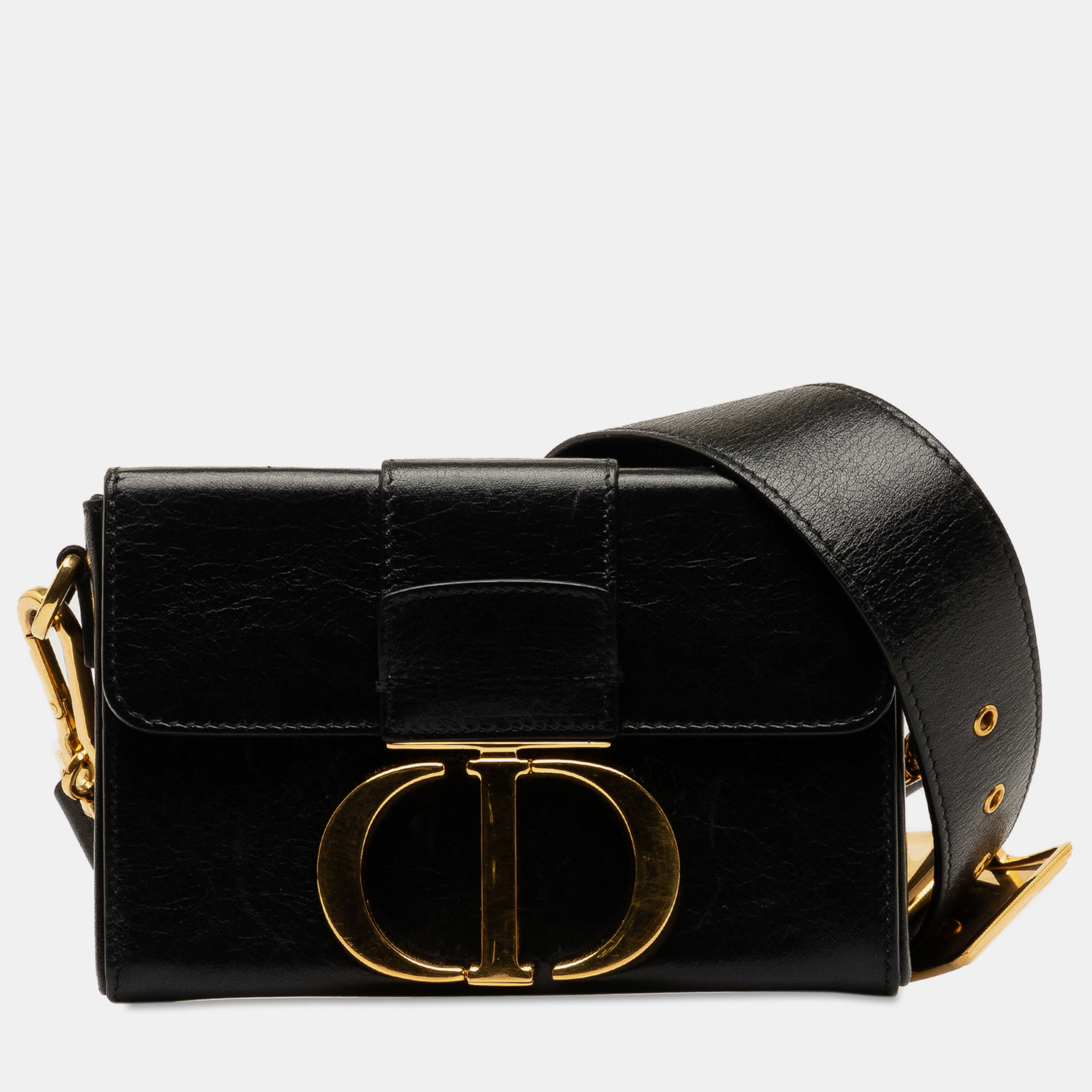 

Dior Leather 30 Montaigne Box Bag, Black