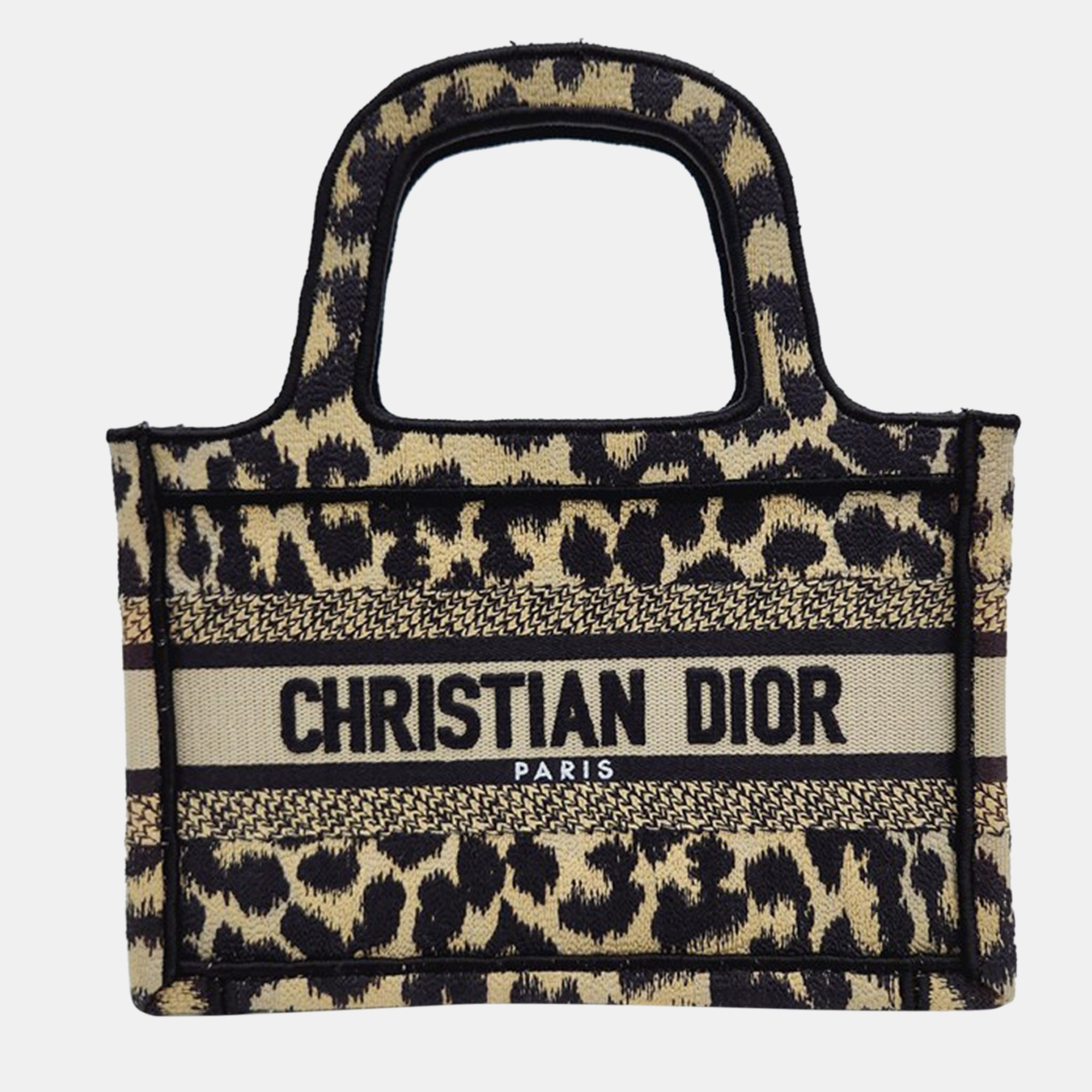 

Christian Dior Mini Book Tote Bag, Beige