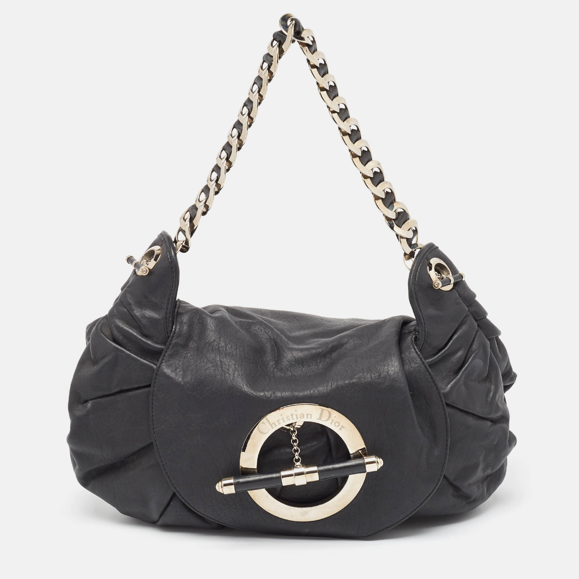 

Dior Black Leather Jazz Club Bag