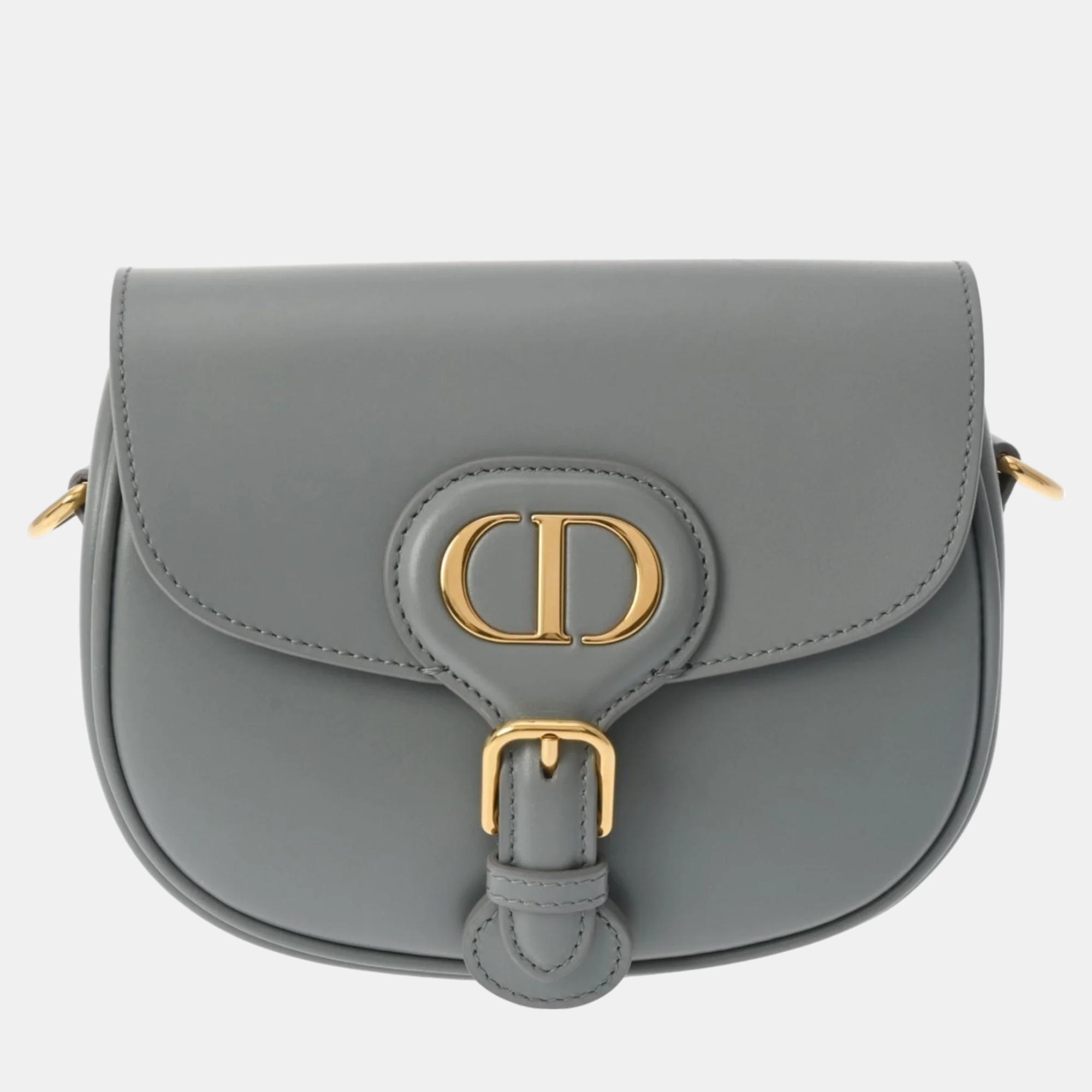 

Christian Dior Grey Leather Small Bobby Shoulder Bags