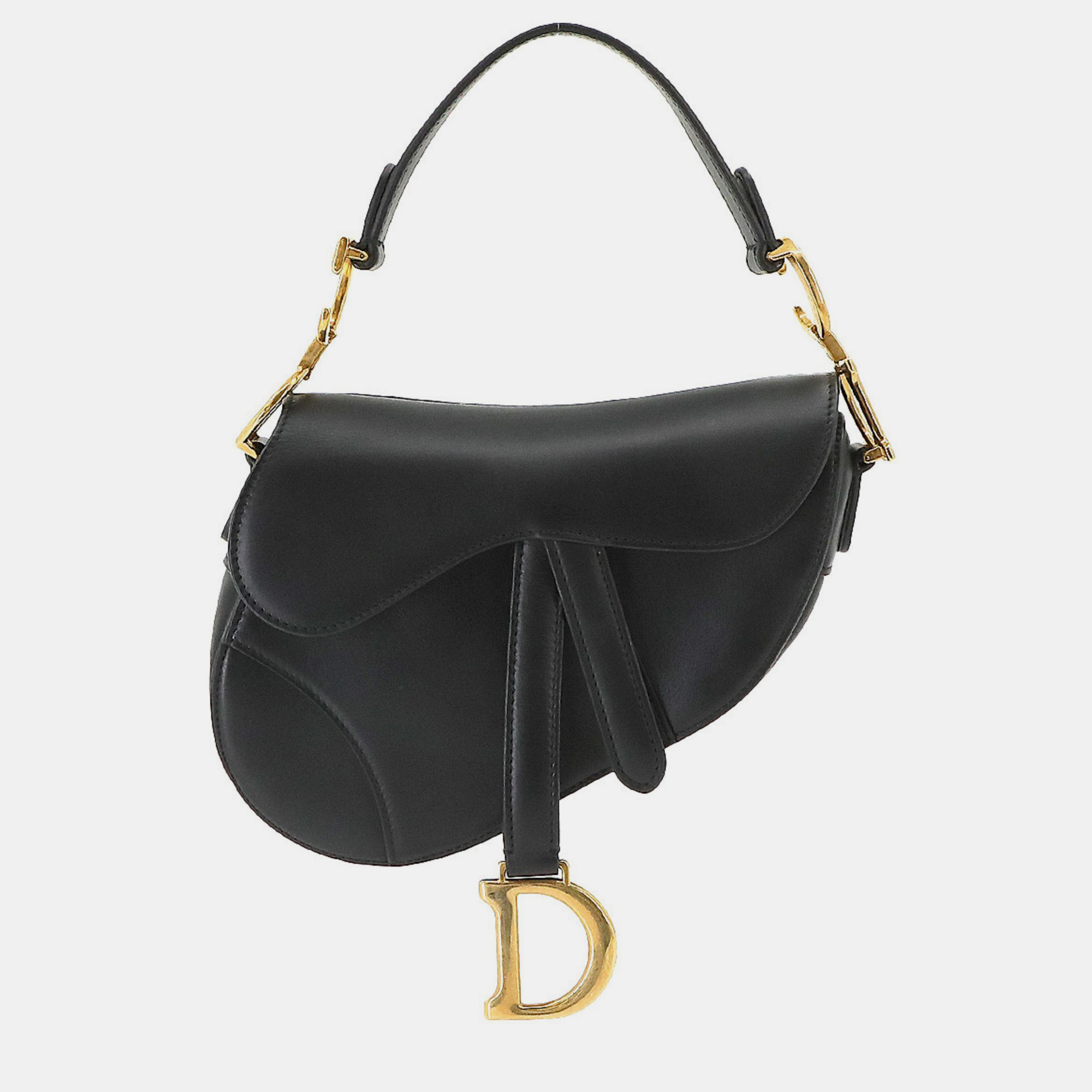 

Dior Black Leather Saddle Shoulder Bags