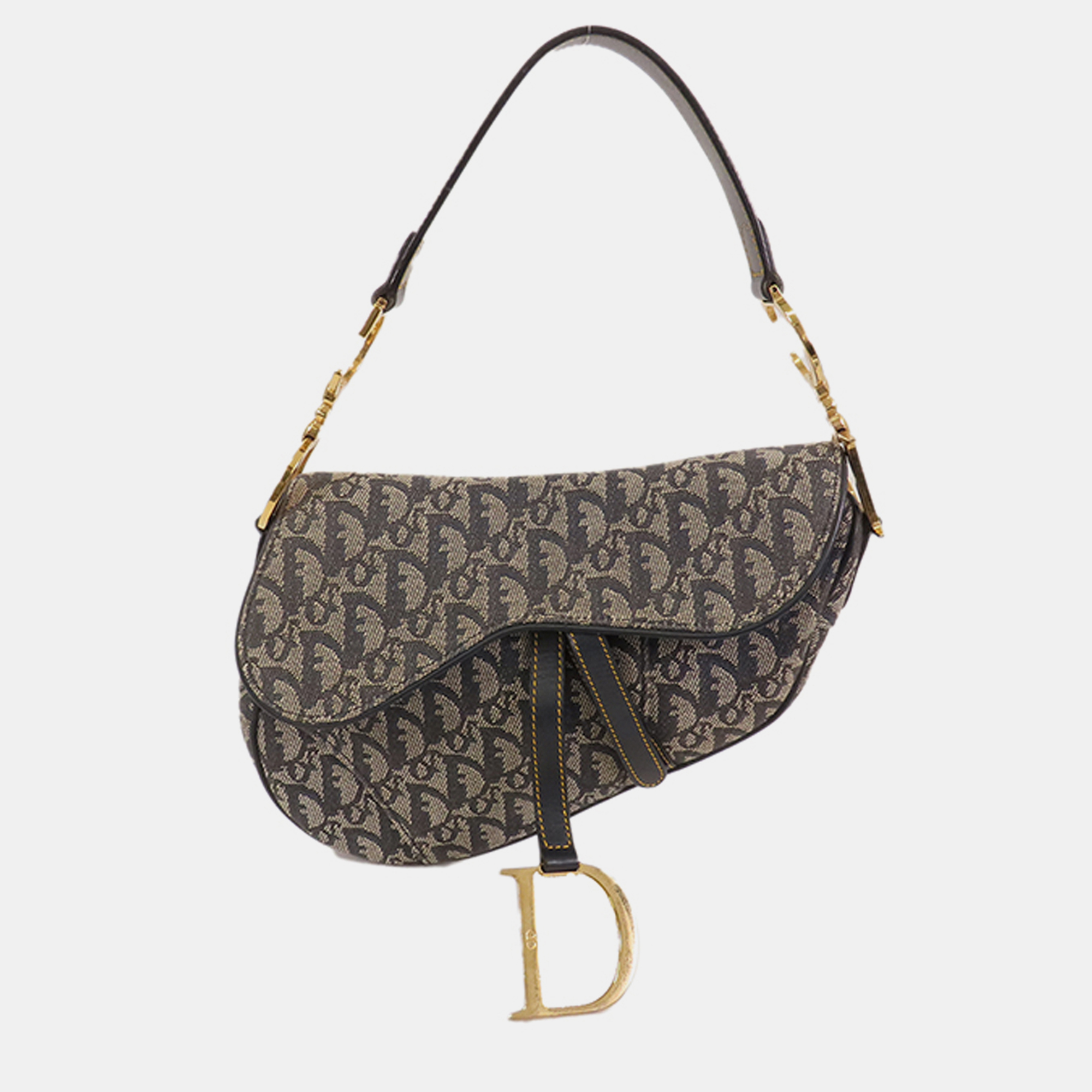 

Dior Oblique Canvas Saddle, Grey
