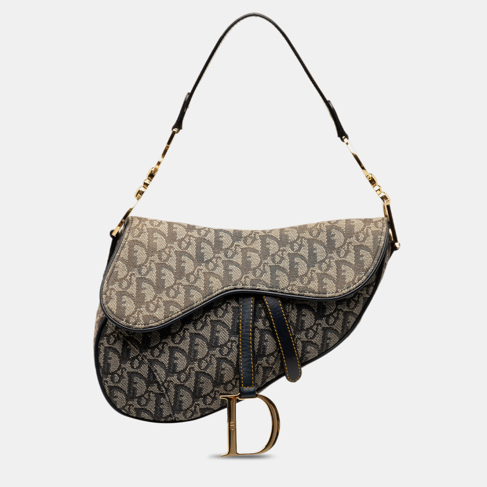 

Dior Oblique Canvas Saddle, Grey