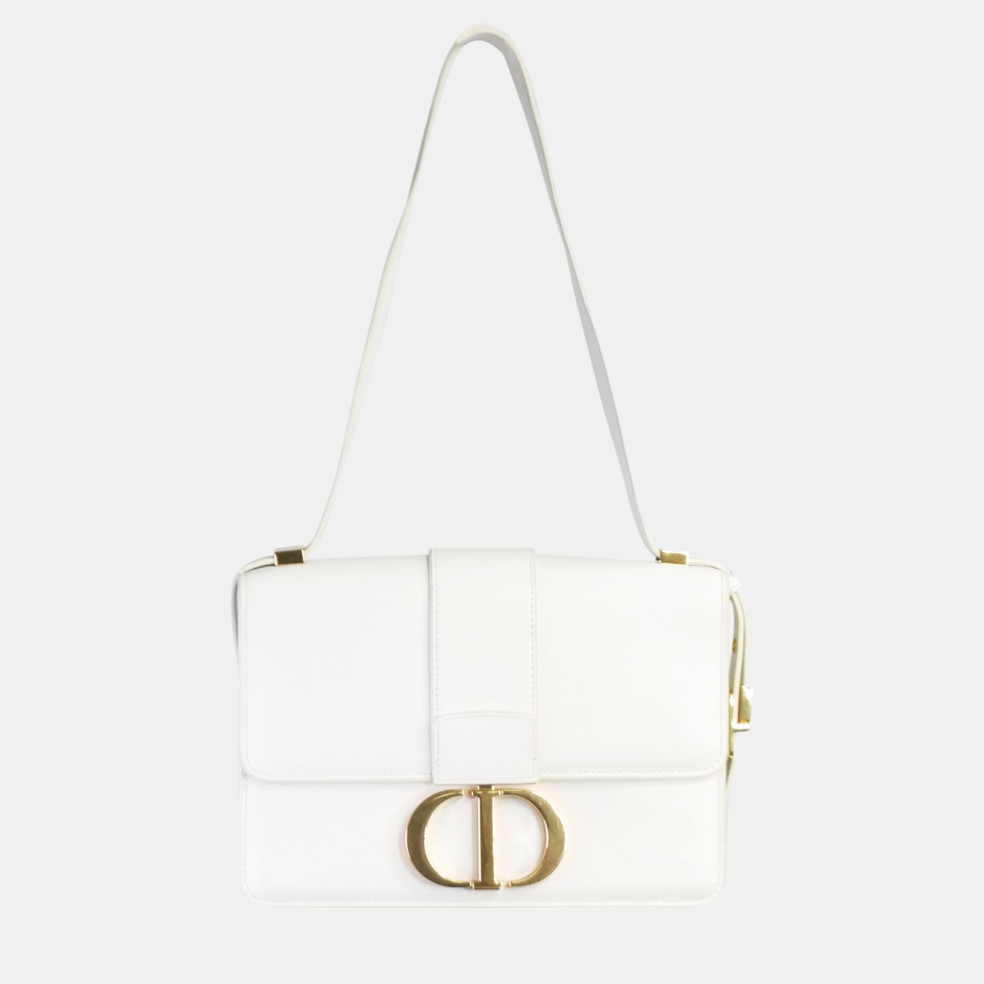 

Dior Cream Leather 30 Montaigne Shoulder Bag