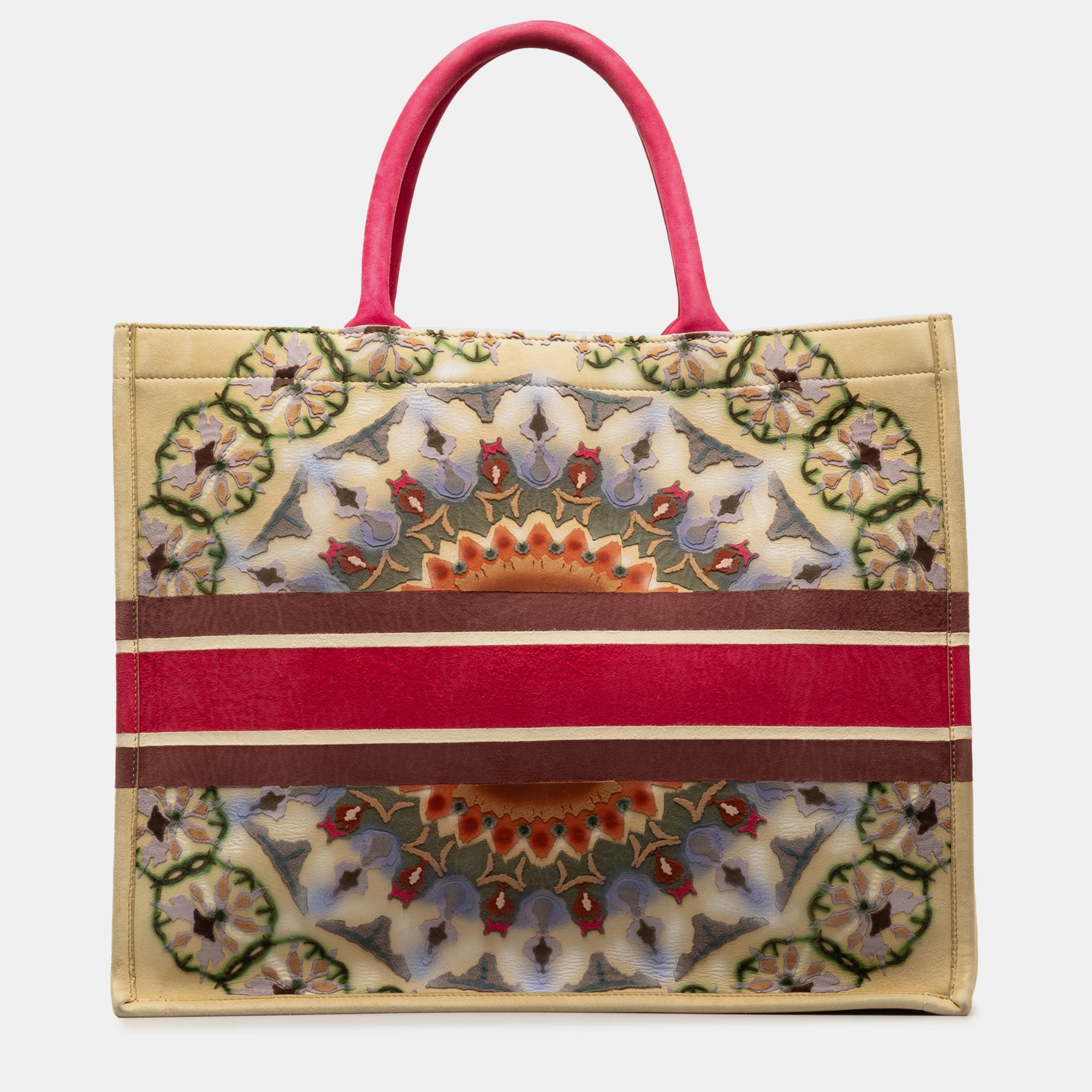 

Dior Large Kaleidiorscopic Book Tote Bag, Beige