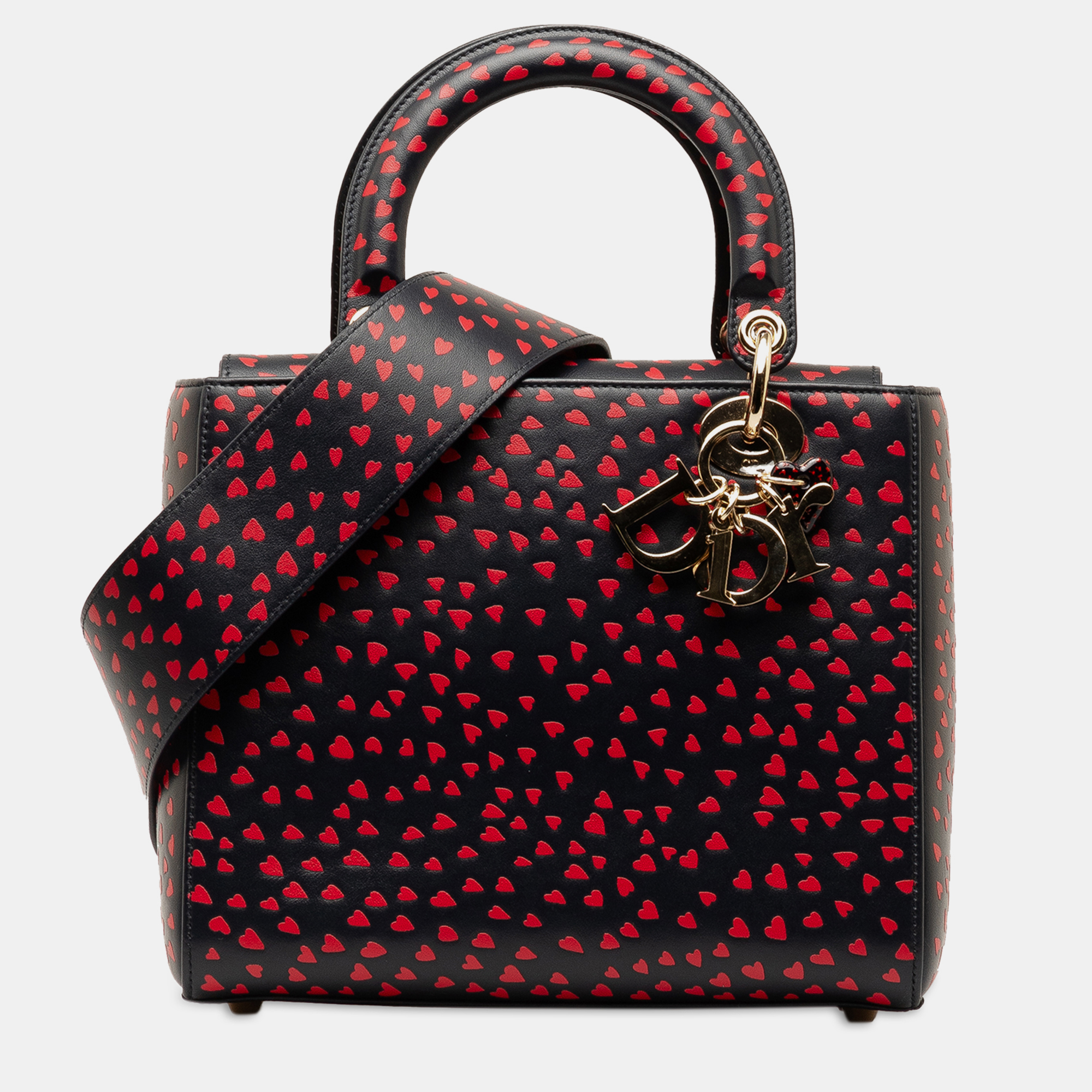 

Dior Medium I Love Paris Lady Dior Handbag, Black