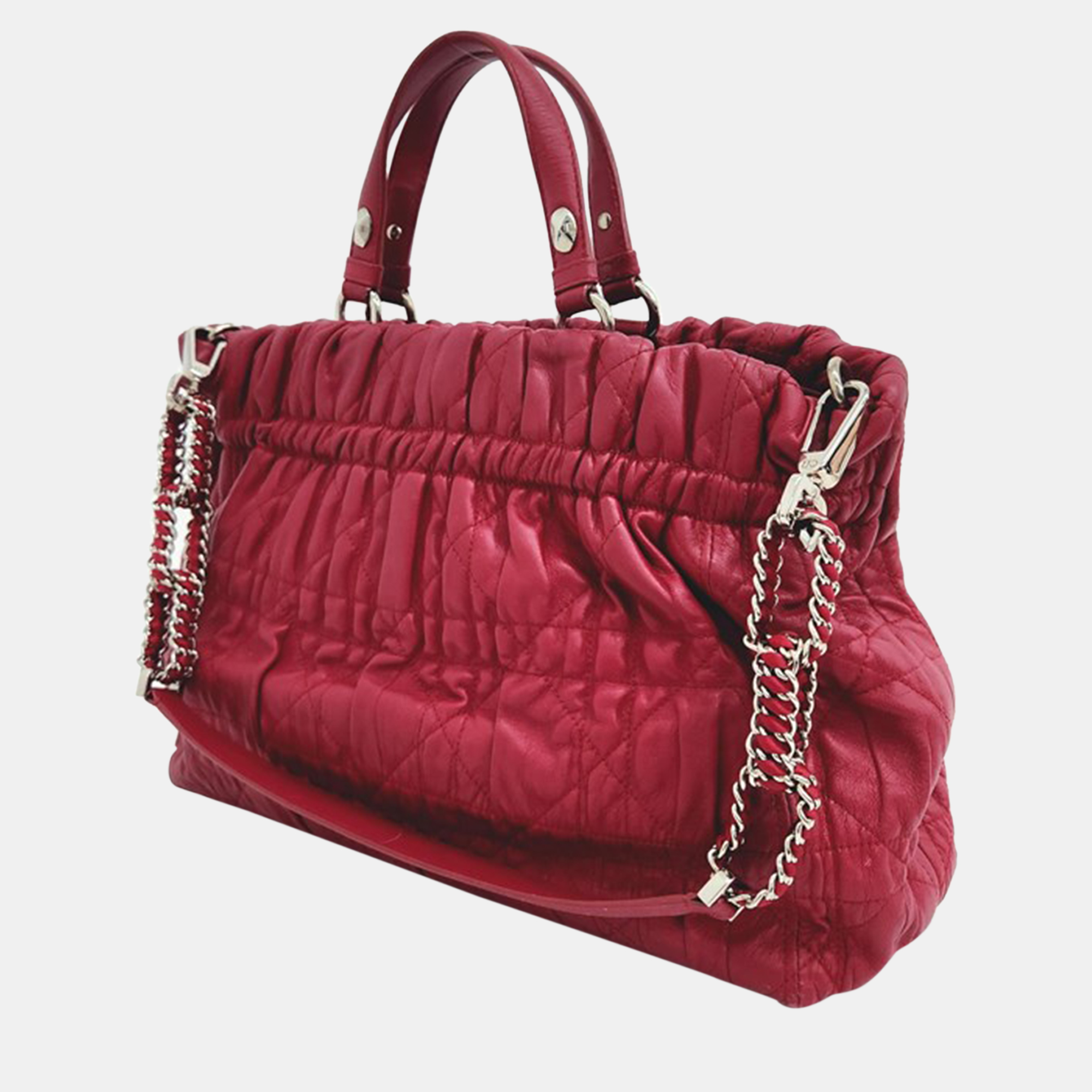 Christian Dior Cannage Tote and Shoulder Bag 