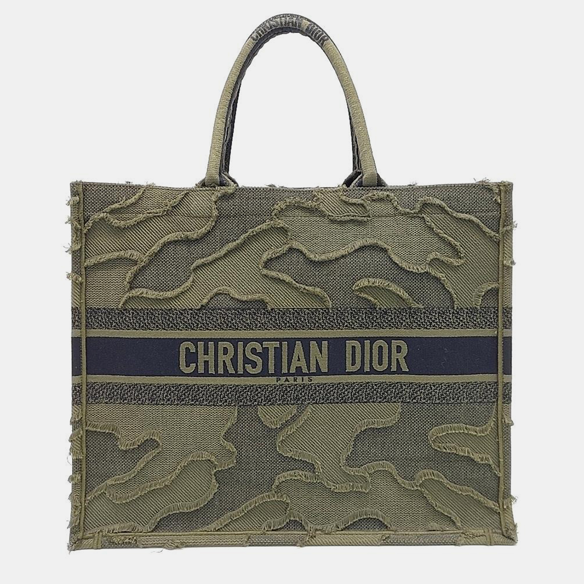 Pre-owned Dior Christian  Book 42 Tote Bag In Brown
