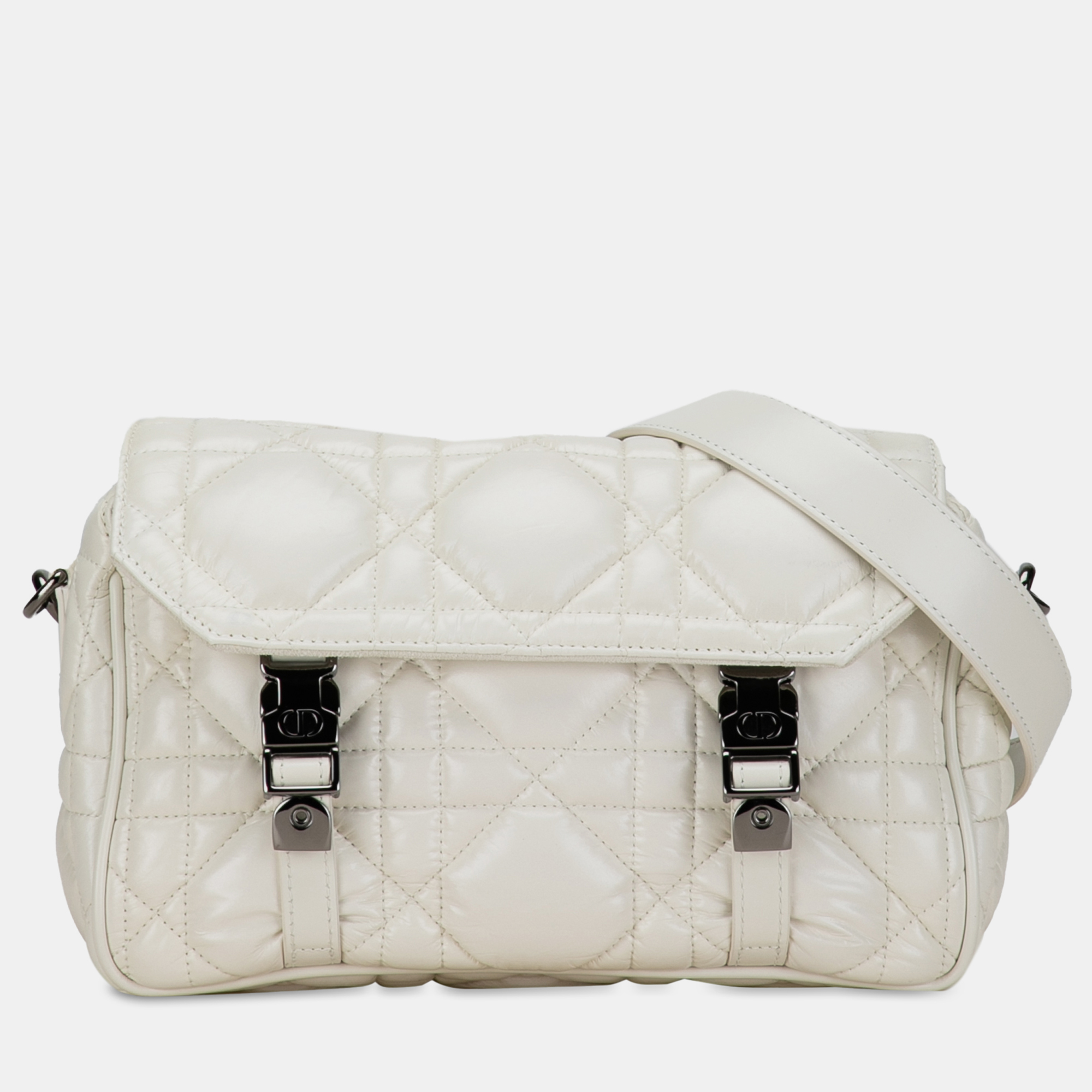 Pre-owned Dior Camp Bag In White