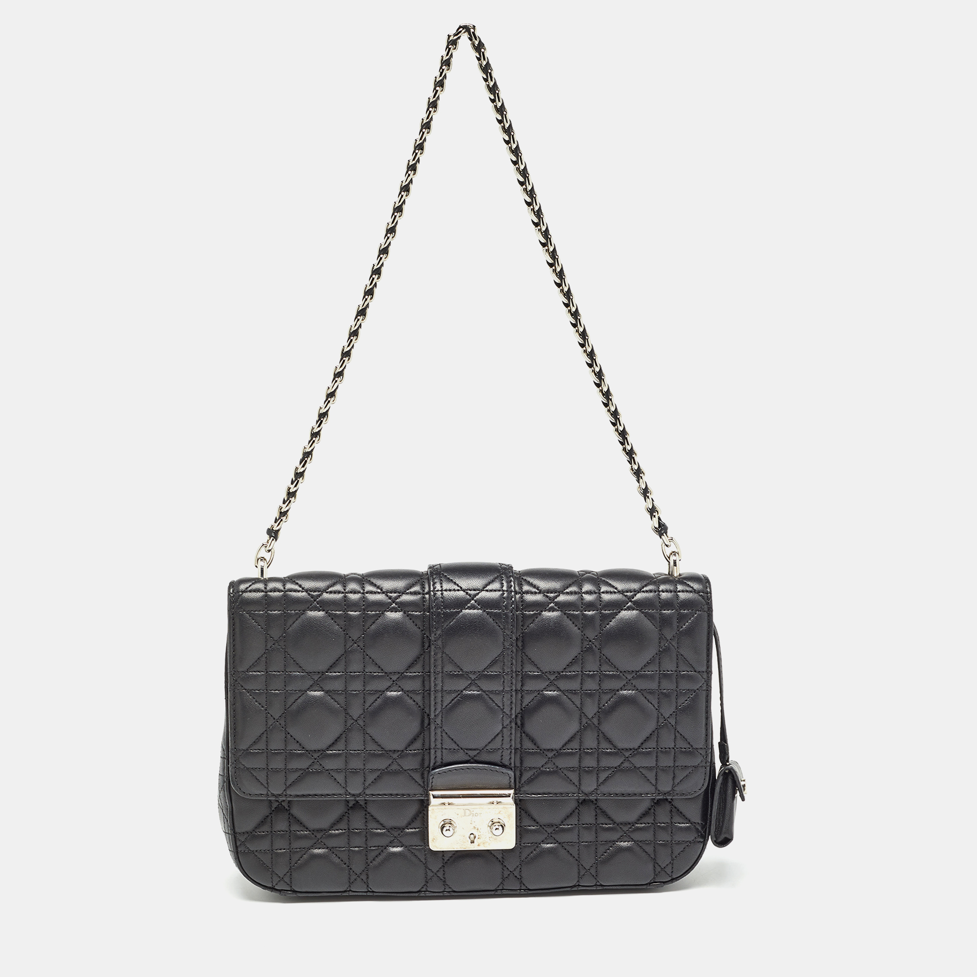 Pre-owned Dior Promenade Shoulder Bag In Black