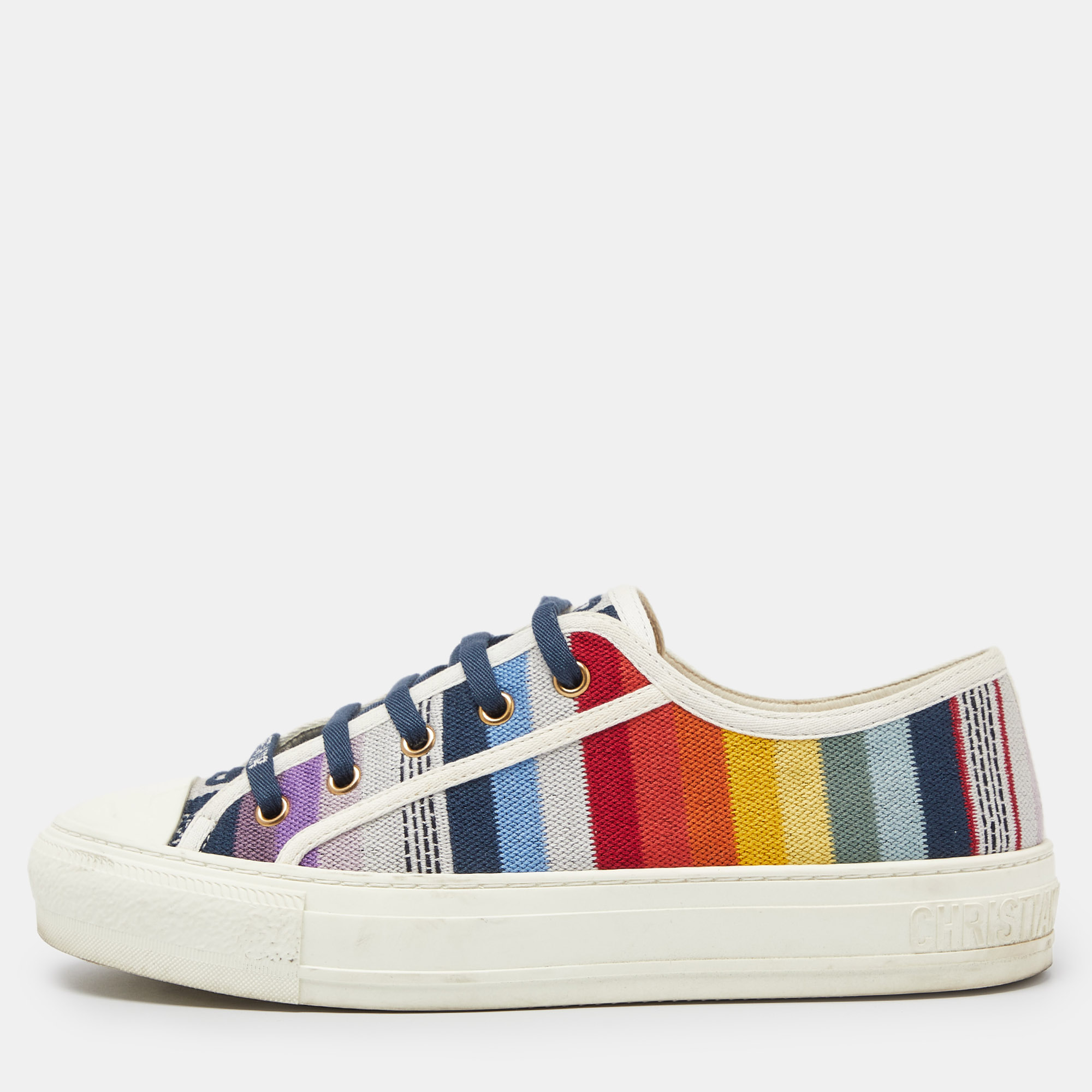 

Dior Multicolor Canvas Walk n Dior Low Top Sneakers Size