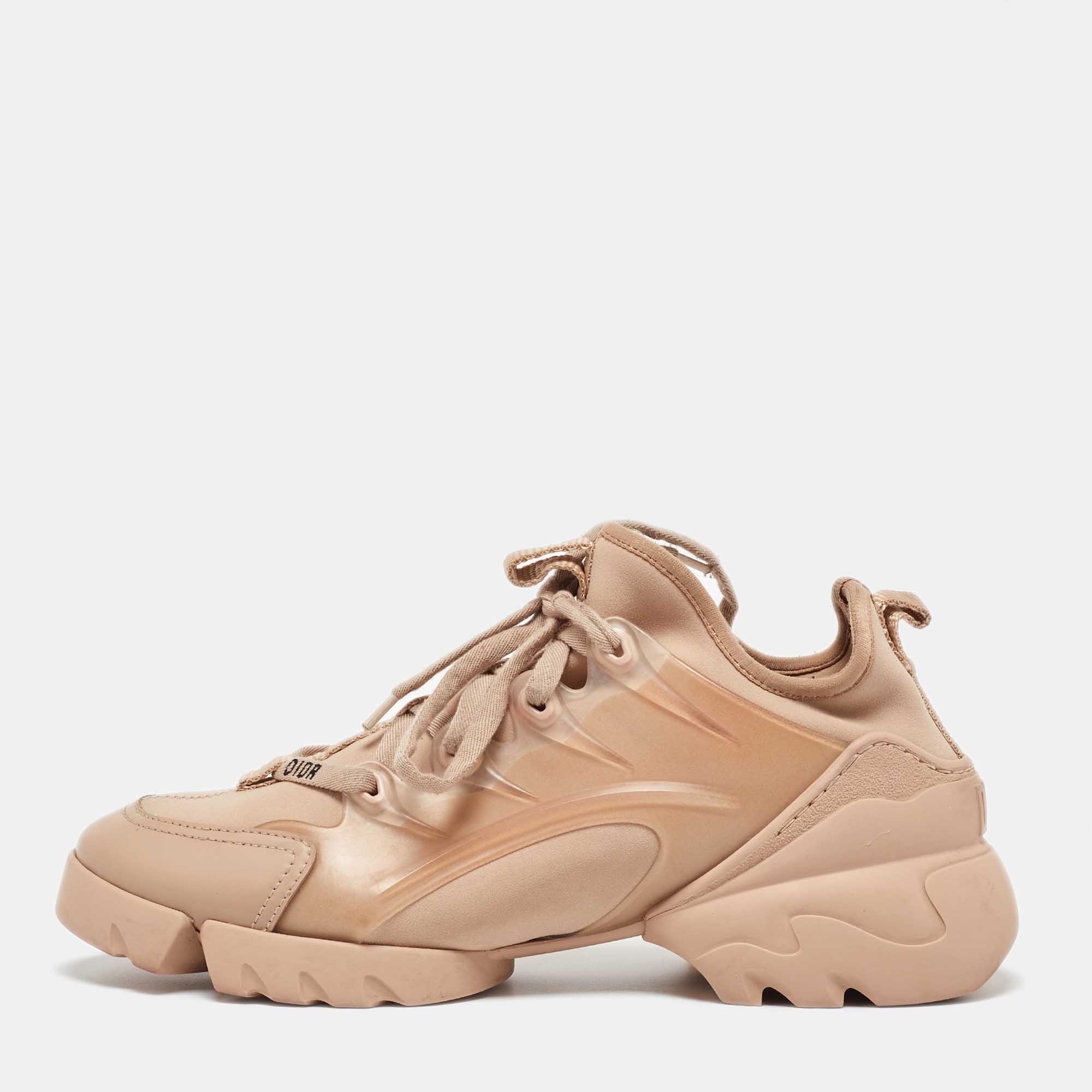 

Dior Beige PVC and Neoprene D-Connect Sneakers Size