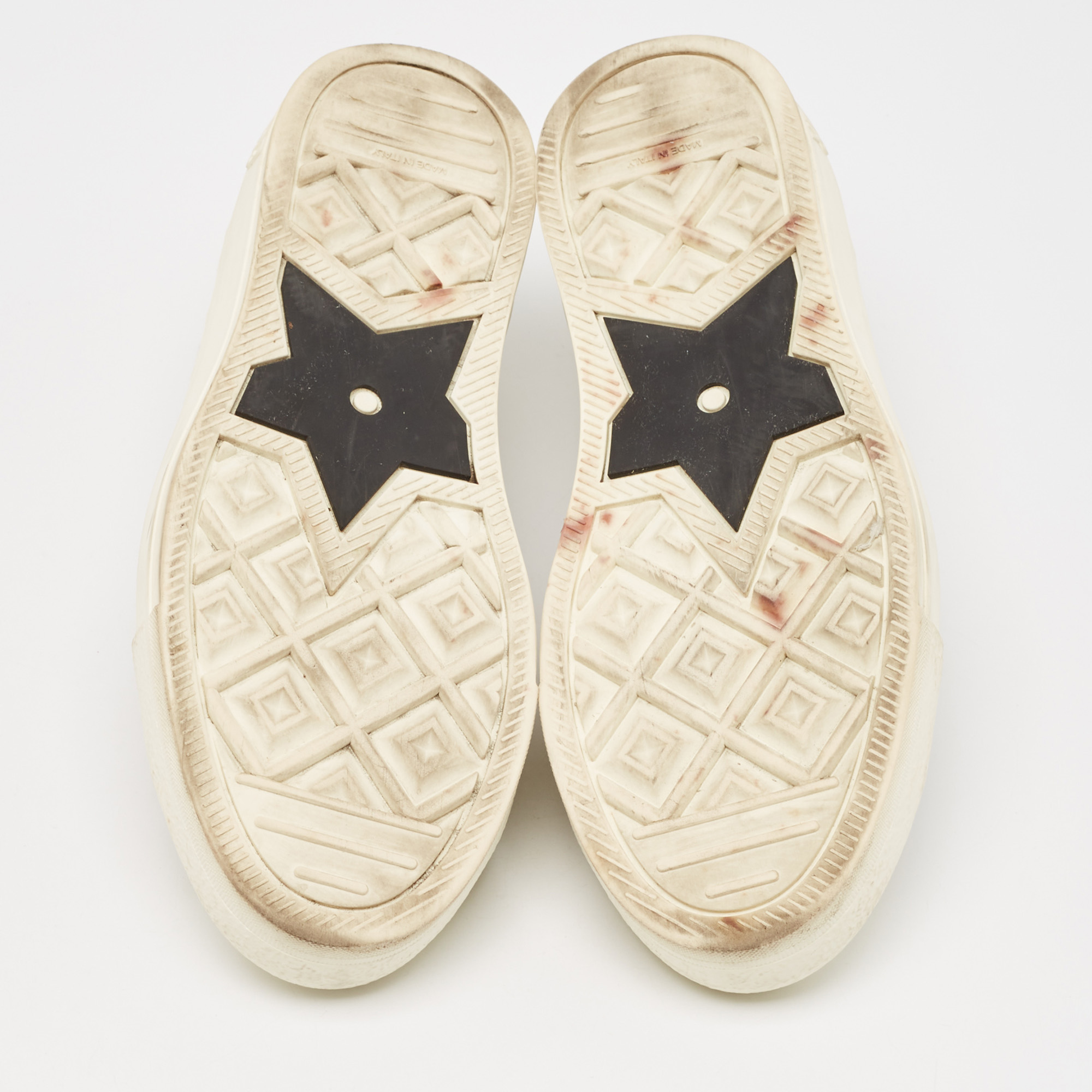 Dior Grey/White Oblique Canvas Walk`n`Dior Low Top Sneakers Size 38.5 