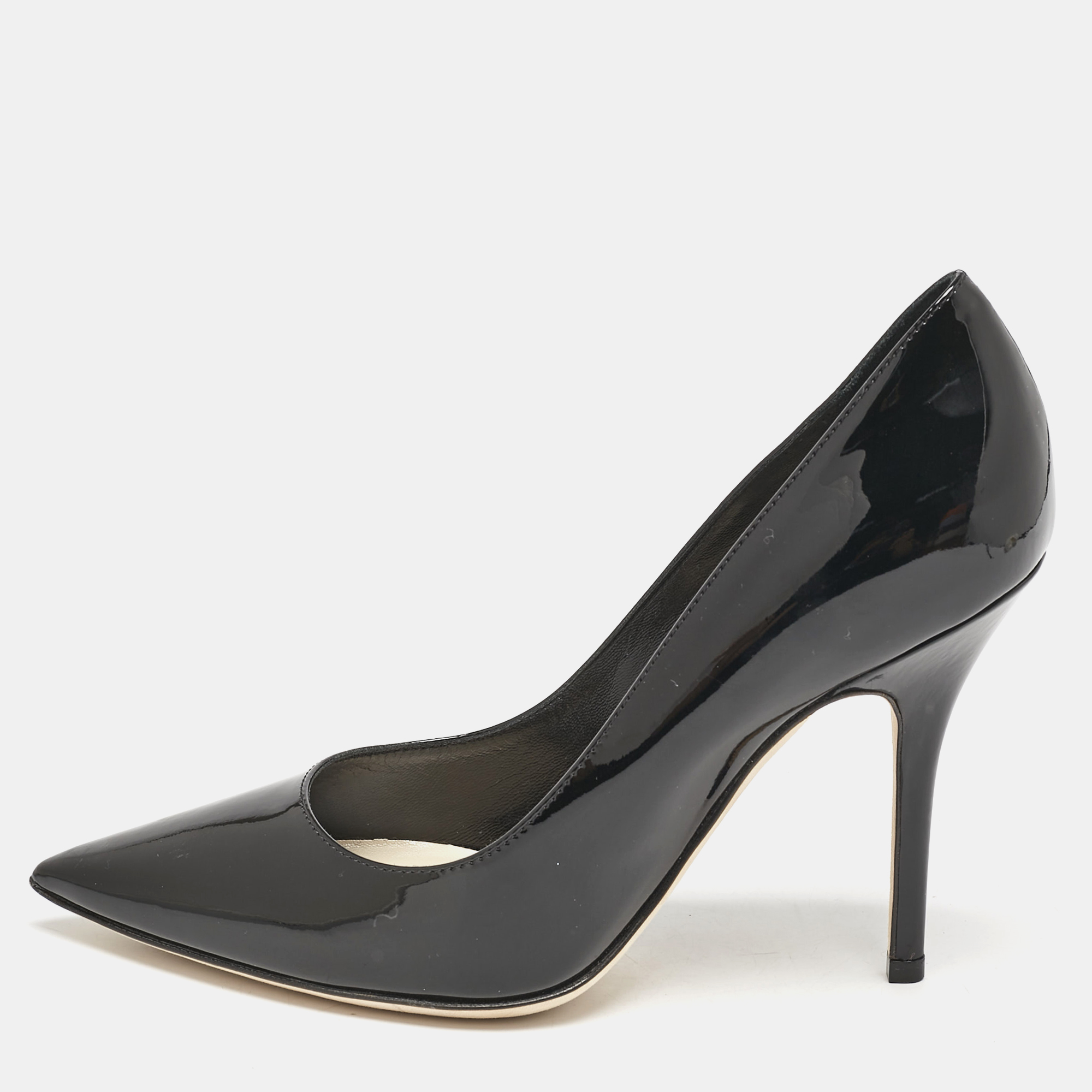

Dior Black Patent Leather Pointed Toe Pumps Size
