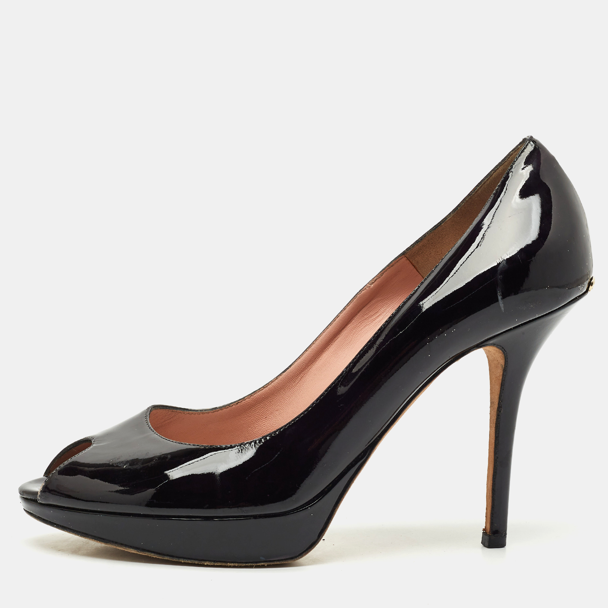 

Dior Black Patent Leather Miss Dior Pumps Size
